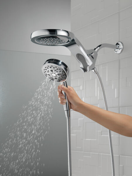 HydroRain® H<sub>2</sub>Okinetic® 5-Setting Two-in-One Shower Head, image 11