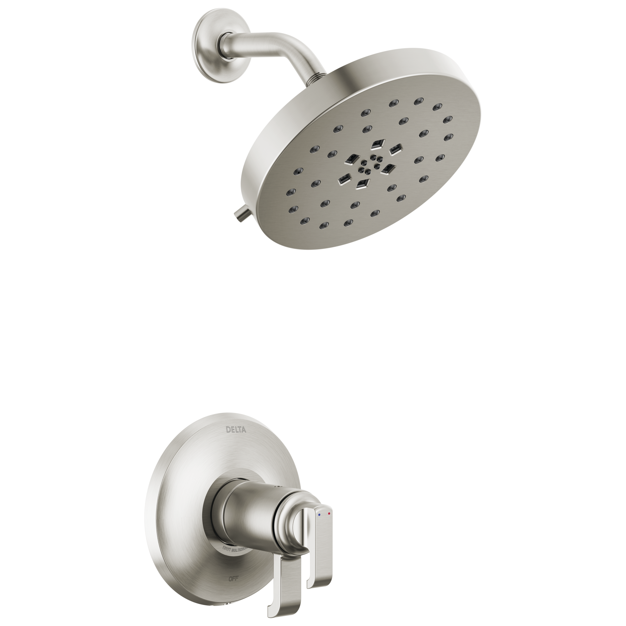 Delta Faucet Tetrae 17T Series Shower Trim - Lumicoat Stainless