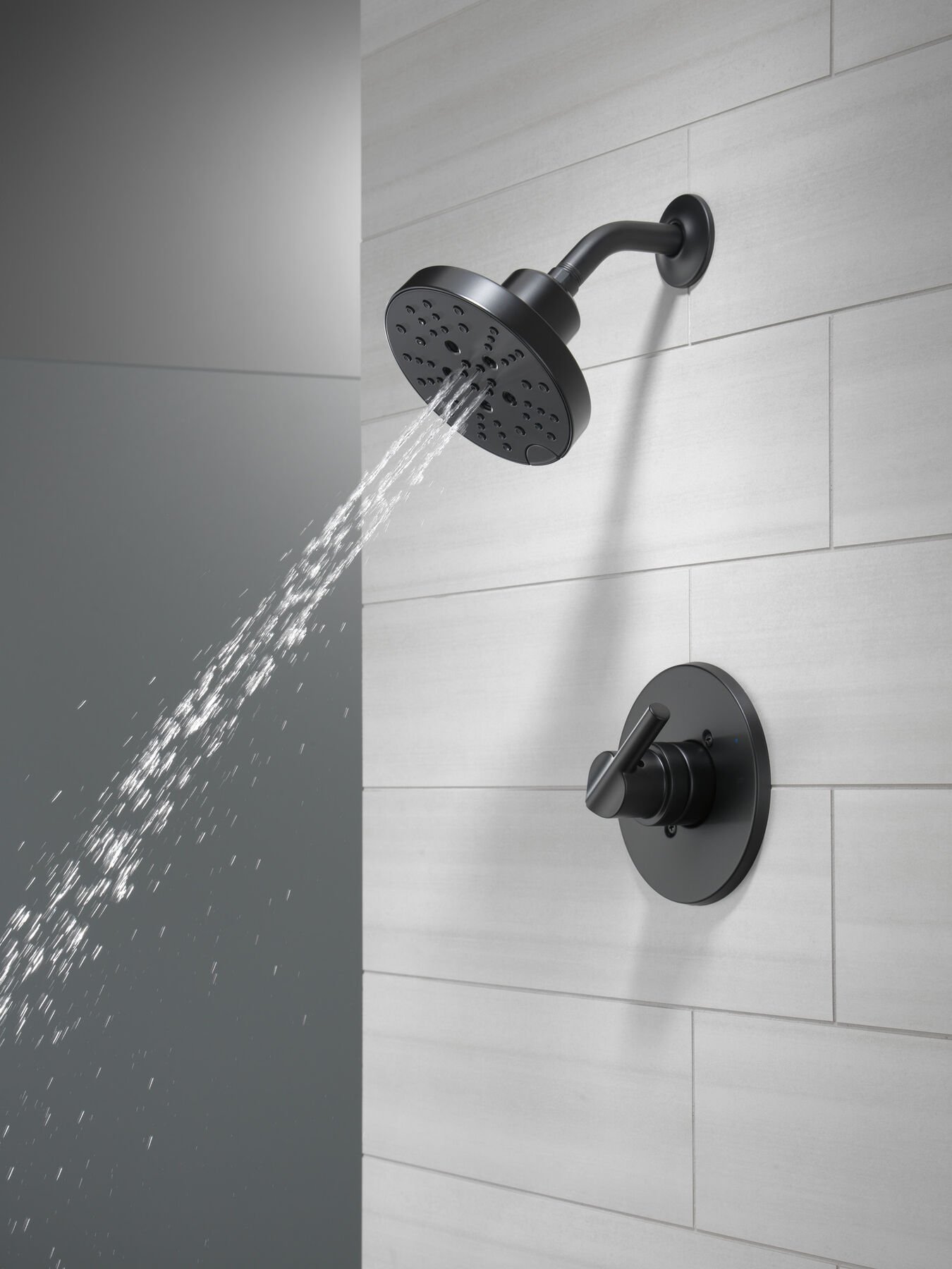 Monitor® 14 Series H2Okinetic® Shower in Matte Black 142749-BL  