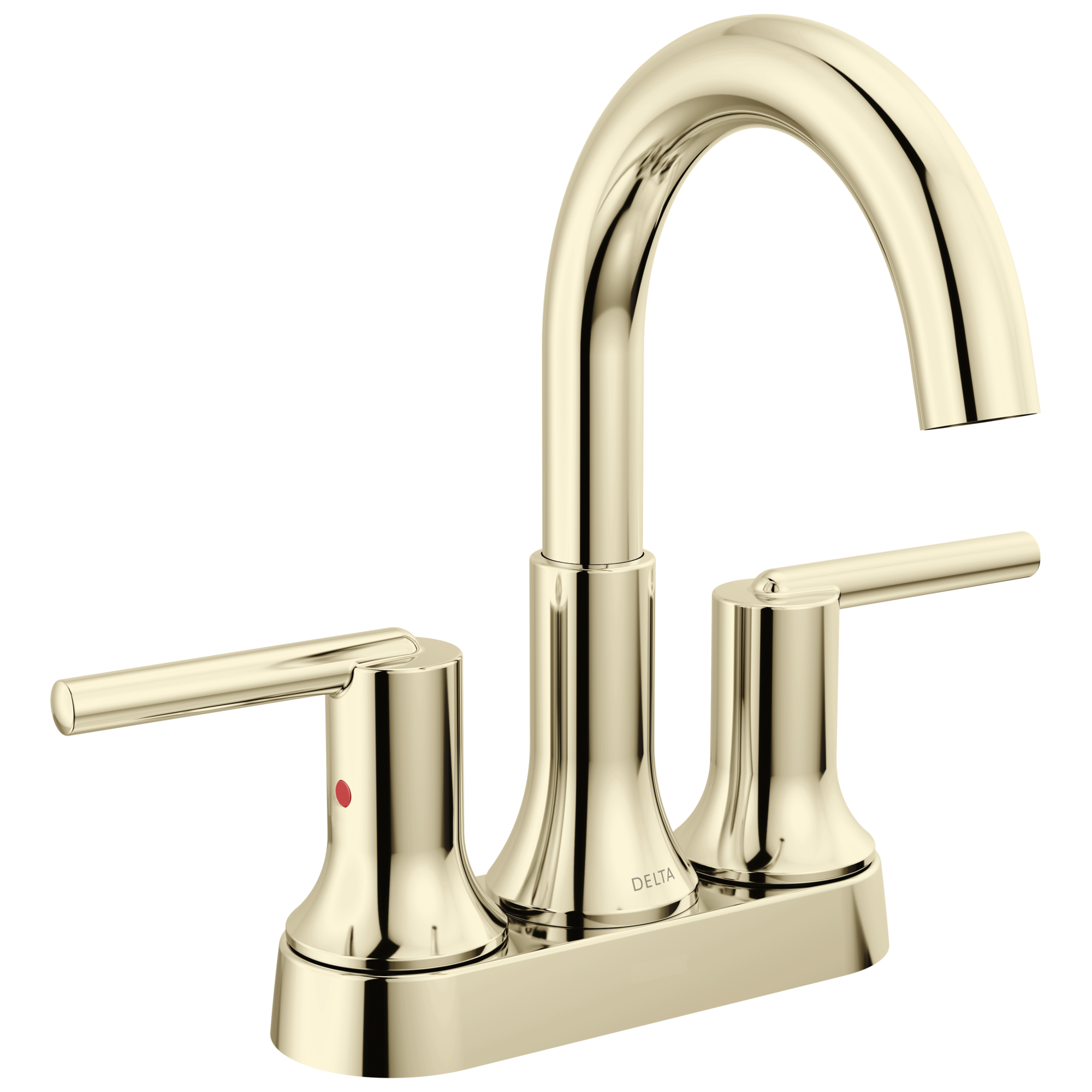 Delta Faucet Trinsic Centerset Bathroom Faucet - Polished Nickel