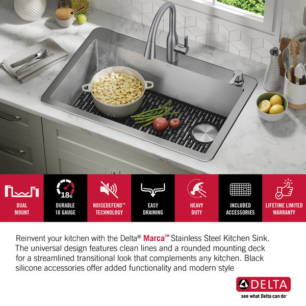 30” Drop-In Undermount Stainless Steel Single Bowl Kitchen ...