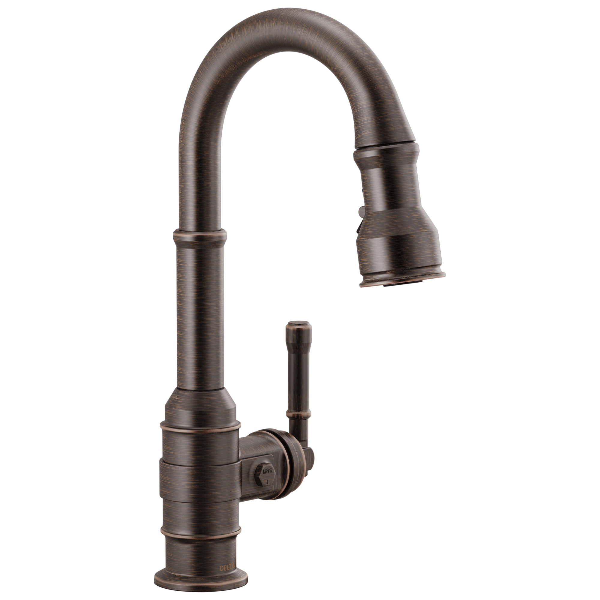 BroderickE Single Handle Pull-Down Bar/Prep Faucet - Venetian Bronze