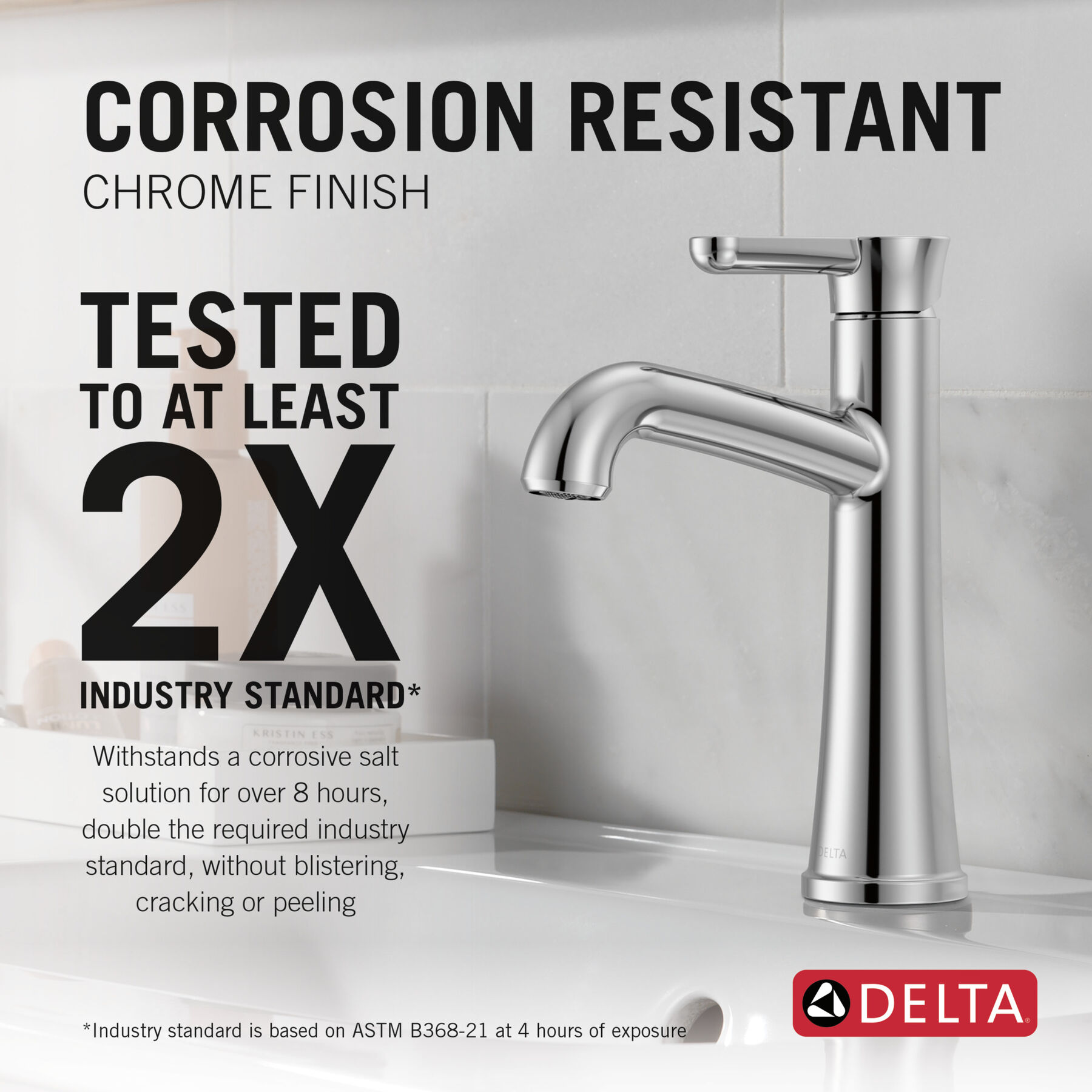 Single Handle Centerset Bathroom Faucet in Chrome 15860LF — thumbnail 3