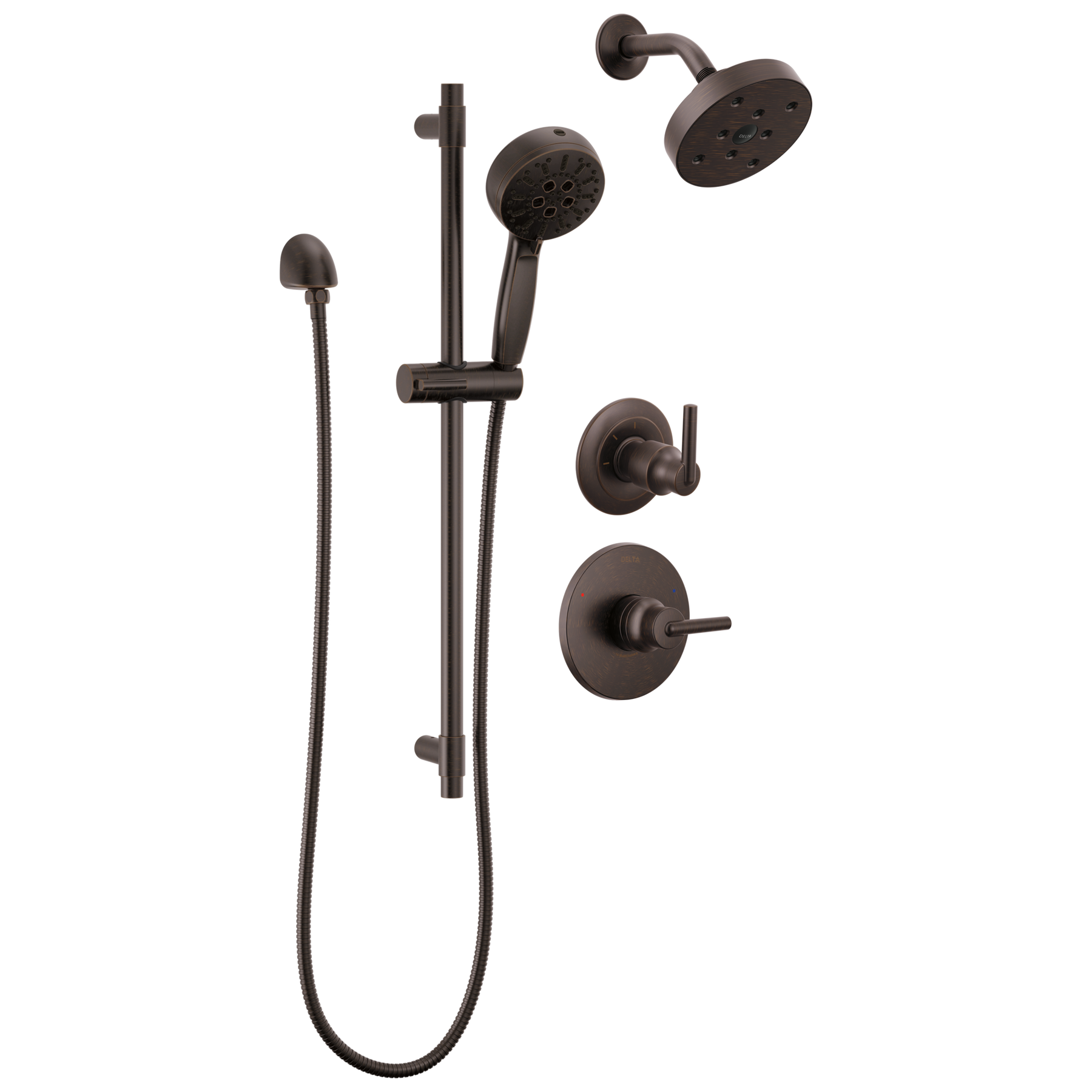 3-Function Custom Shower Bundle with ProClean Hand Shower in