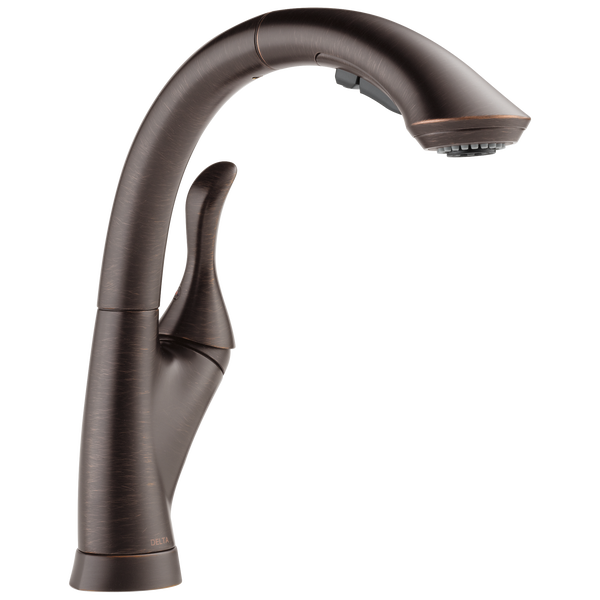 Single Handle Pull-Out Kitchen Faucet in Venetian Bronze 4153-RB 