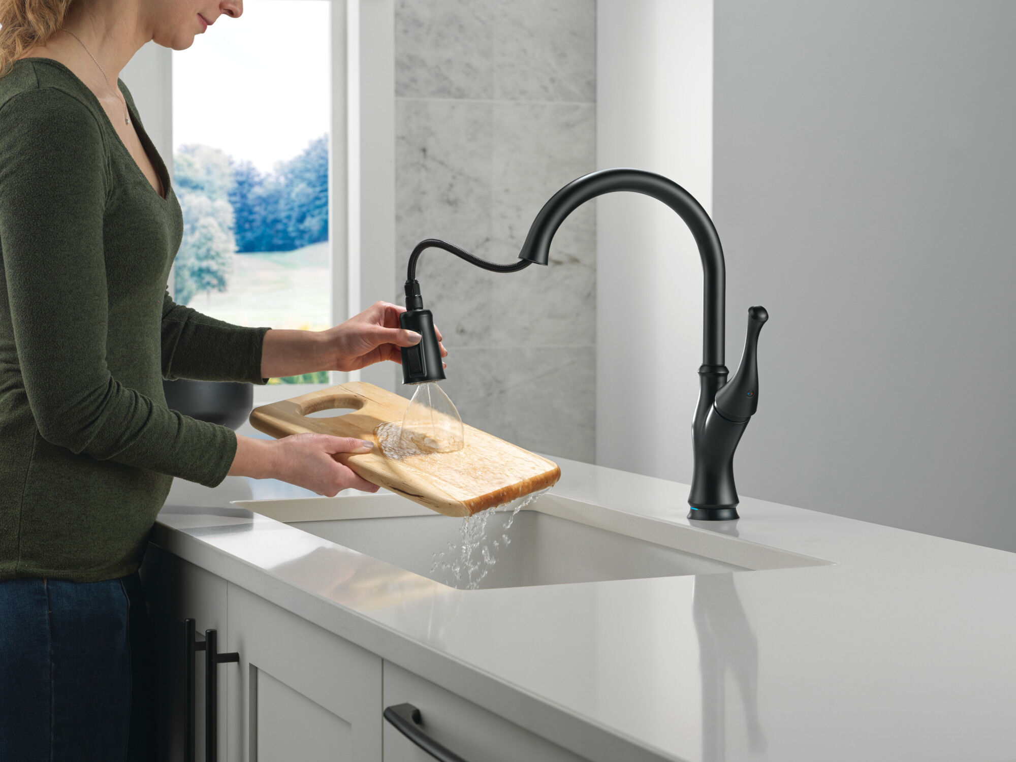 Touch2O® Technology Kitchen Faucet with Touchless Technology in