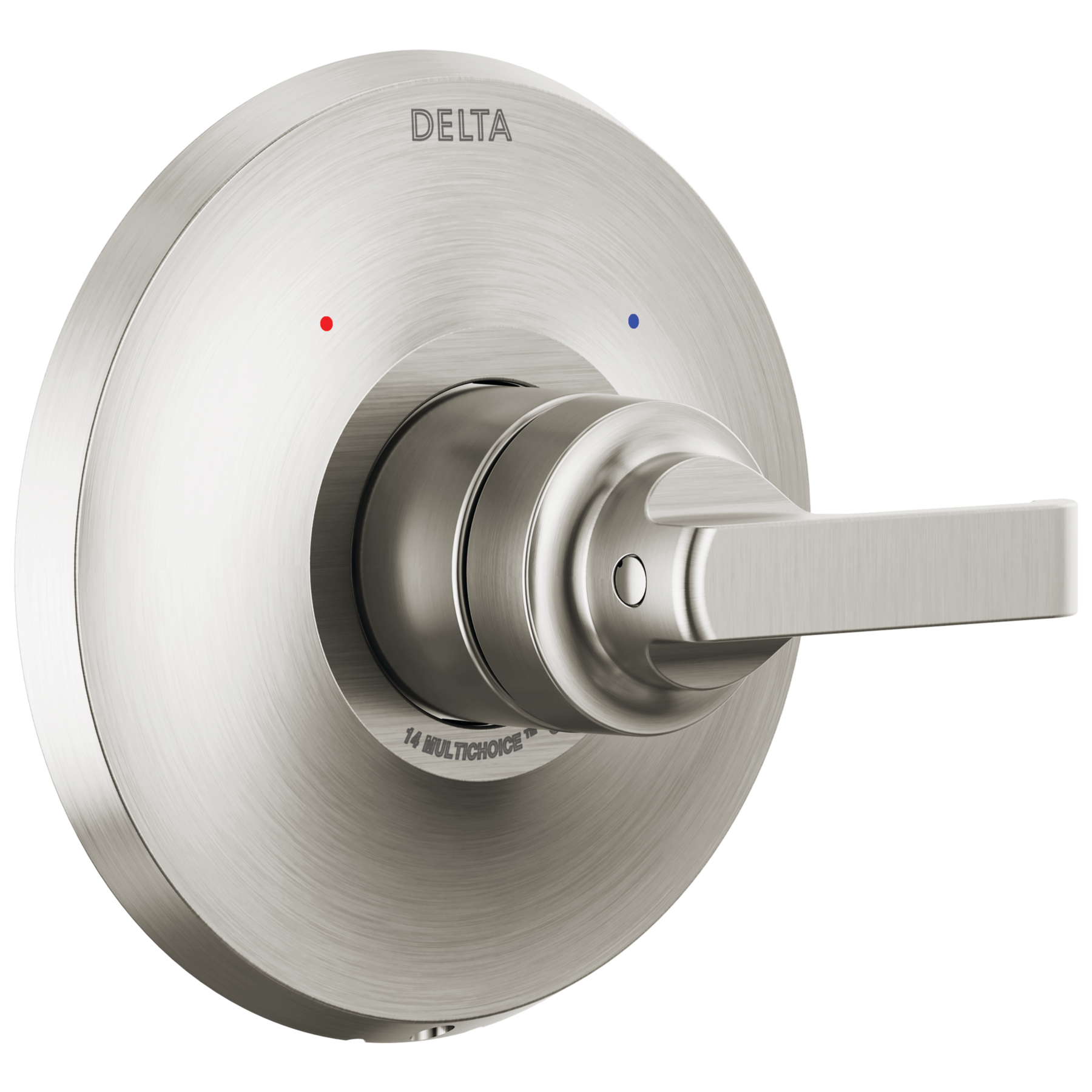 14 Series Valve Only Trim in Lumicoat® Stainless T14089 SS PR Delta