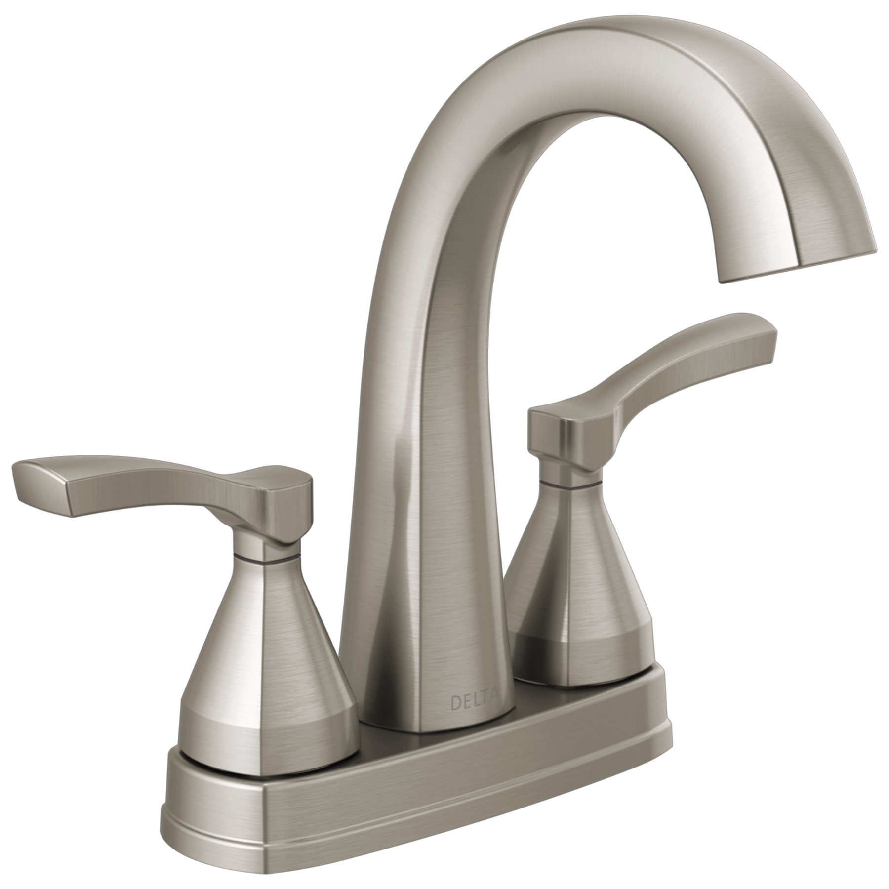 Two Handle Centerset Bathroom Faucet in Lumicoat® Stainless 25775