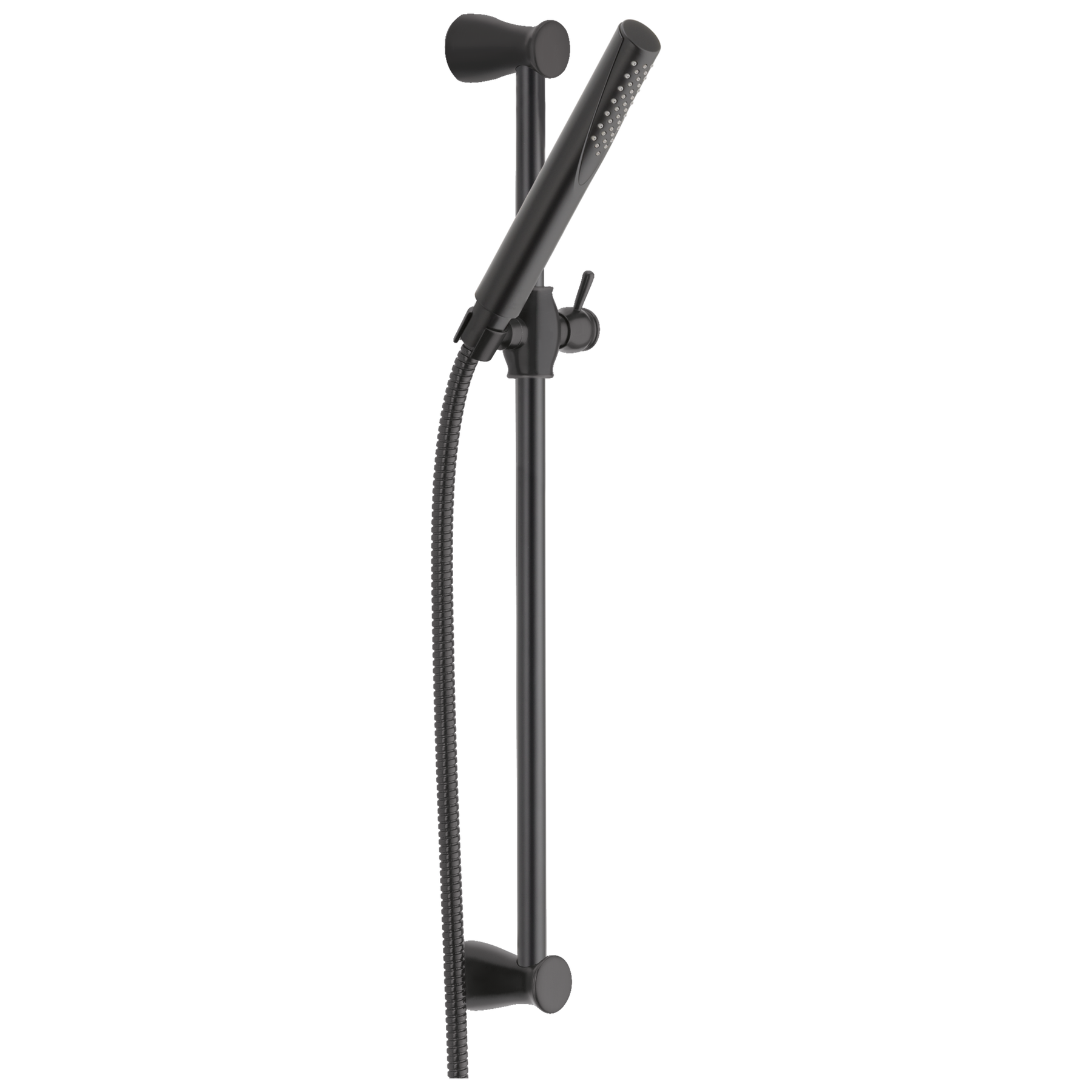 Premium Single-Setting Slide Bar Hand Shower in Matte Black 57085