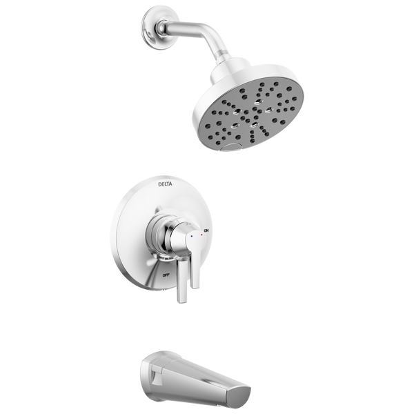17S Tub Shower Trim with H2OKinetic in Lumicoat® Chrome T17472-PR