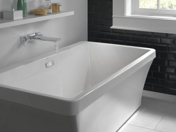 60 X 32 Freestanding Tub With, Freestanding Bathtub Against Wall