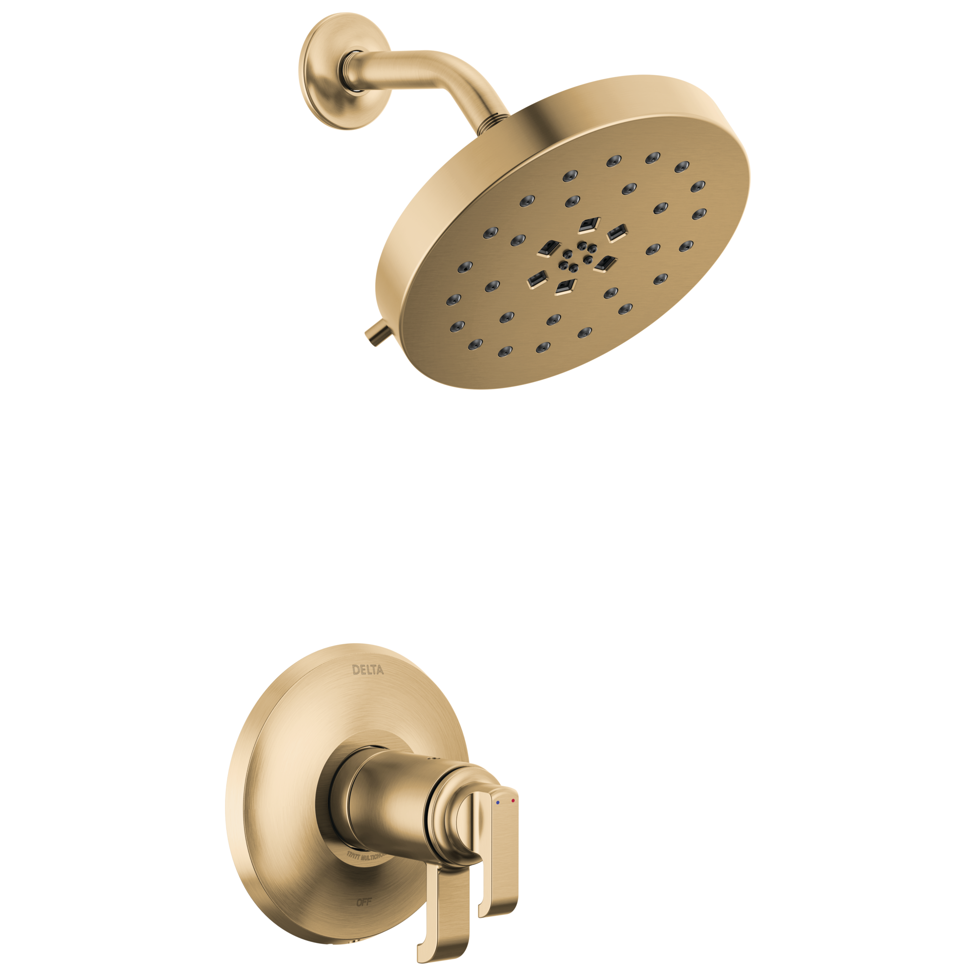 Delta Faucet Tetrae 17T Series Shower Trim - Lumicoat Champagne Bronze