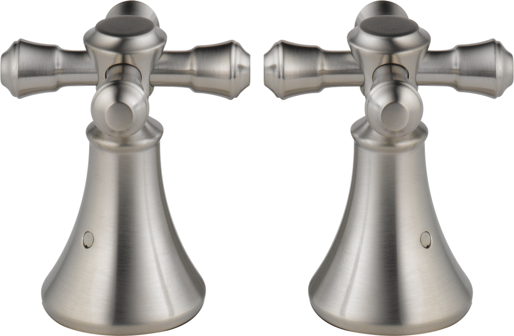 Metal Cross Handle Set - Roman Tub in Stainless H695SS | Delta Faucet