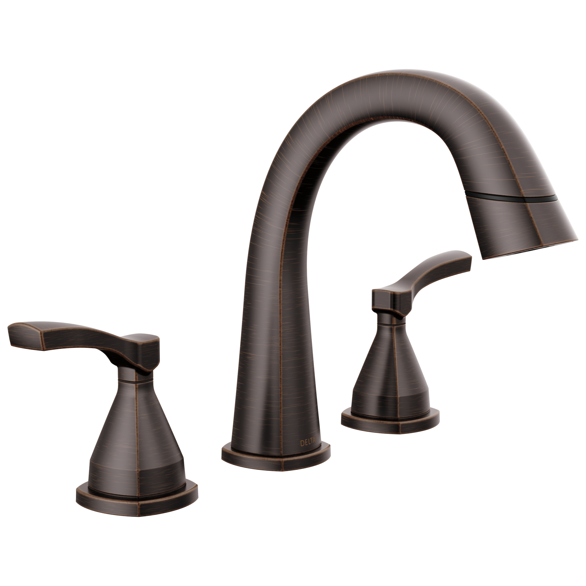 DELTA FAUCET Cassidy Waschtisch-Armatur – Venezianische Bronze, Ausziehbarer Sprühkopf, Magnatite-Docking