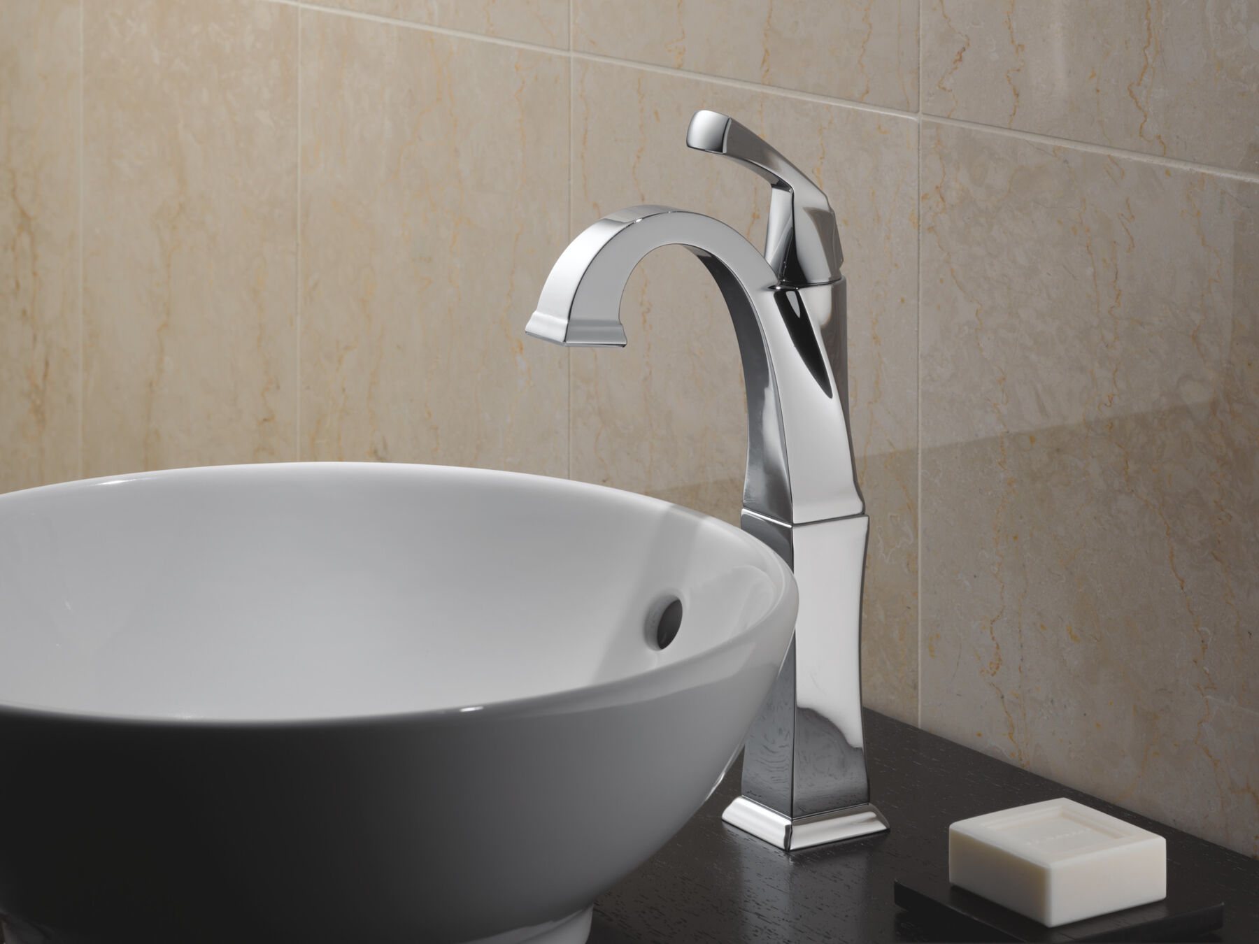 Single Handle Vessel Bathroom Faucet, image 3