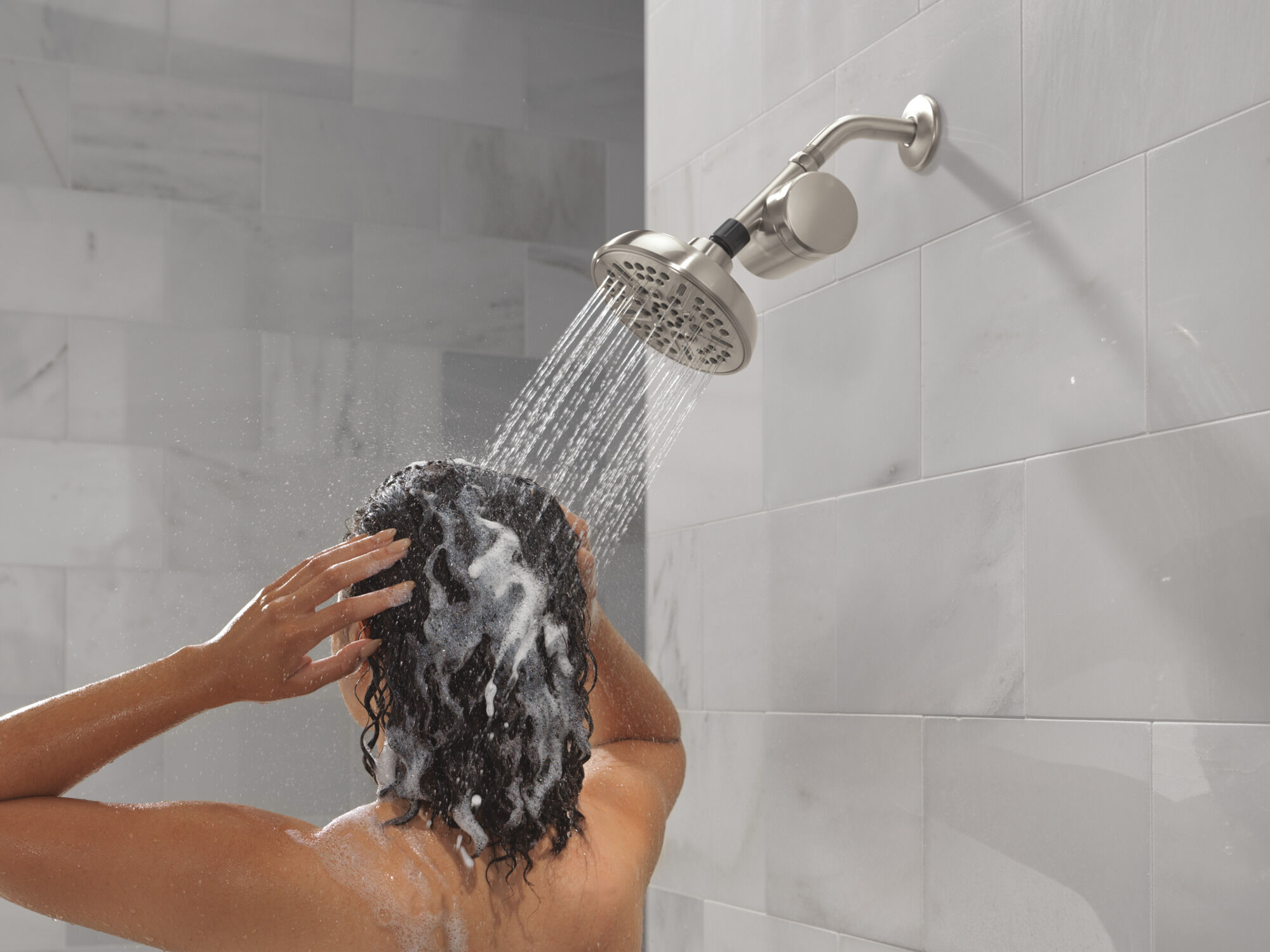 8-Setting Shower Head in Spotshield Brushed Nickel 75898CSN