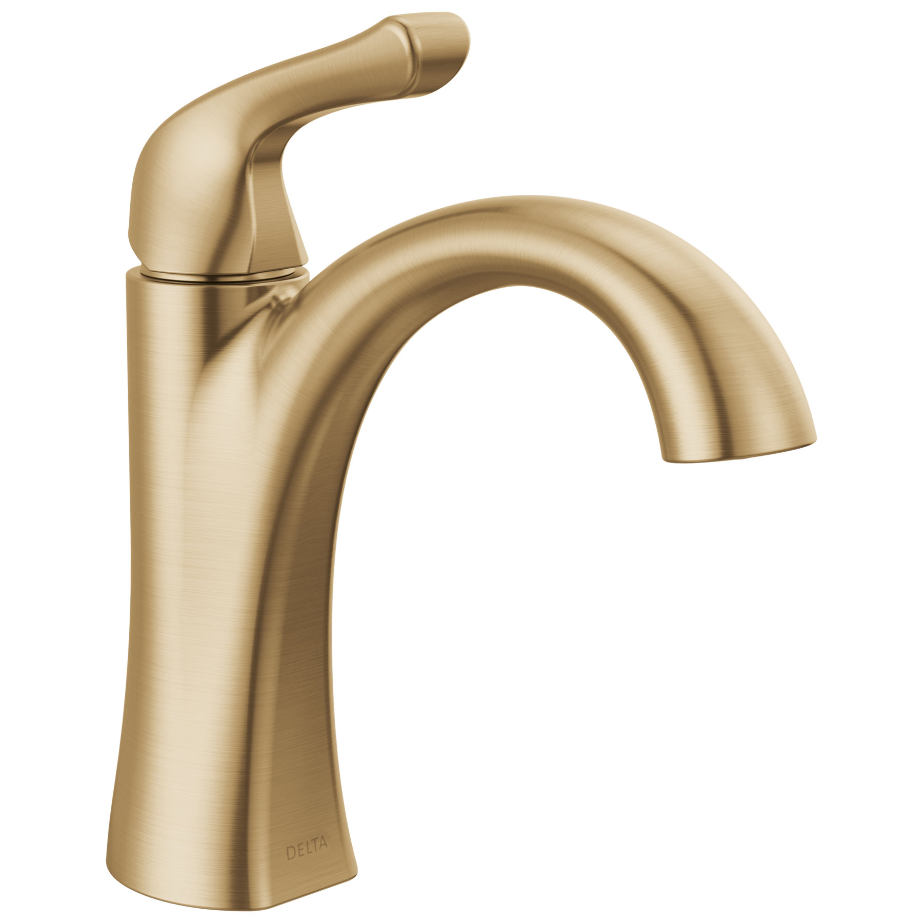 Single Handle Centerset Bathroom Faucet in Champagne Bronze
