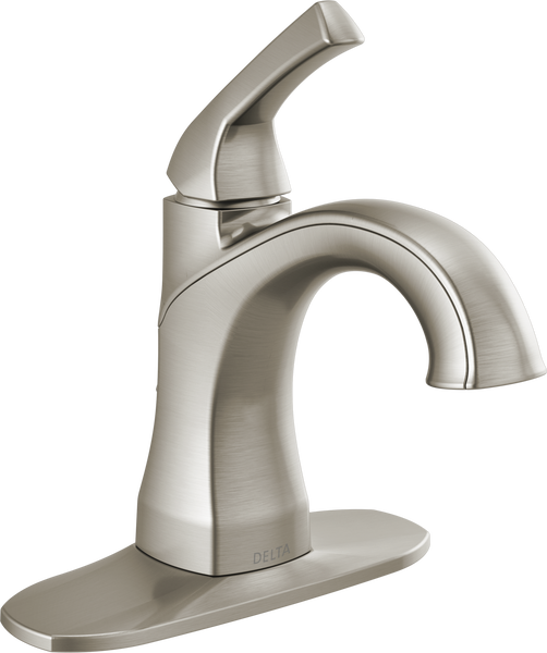 Single Handle Centerset Faucet In, Inexpensive Bathroom Faucets Brushed Nickel