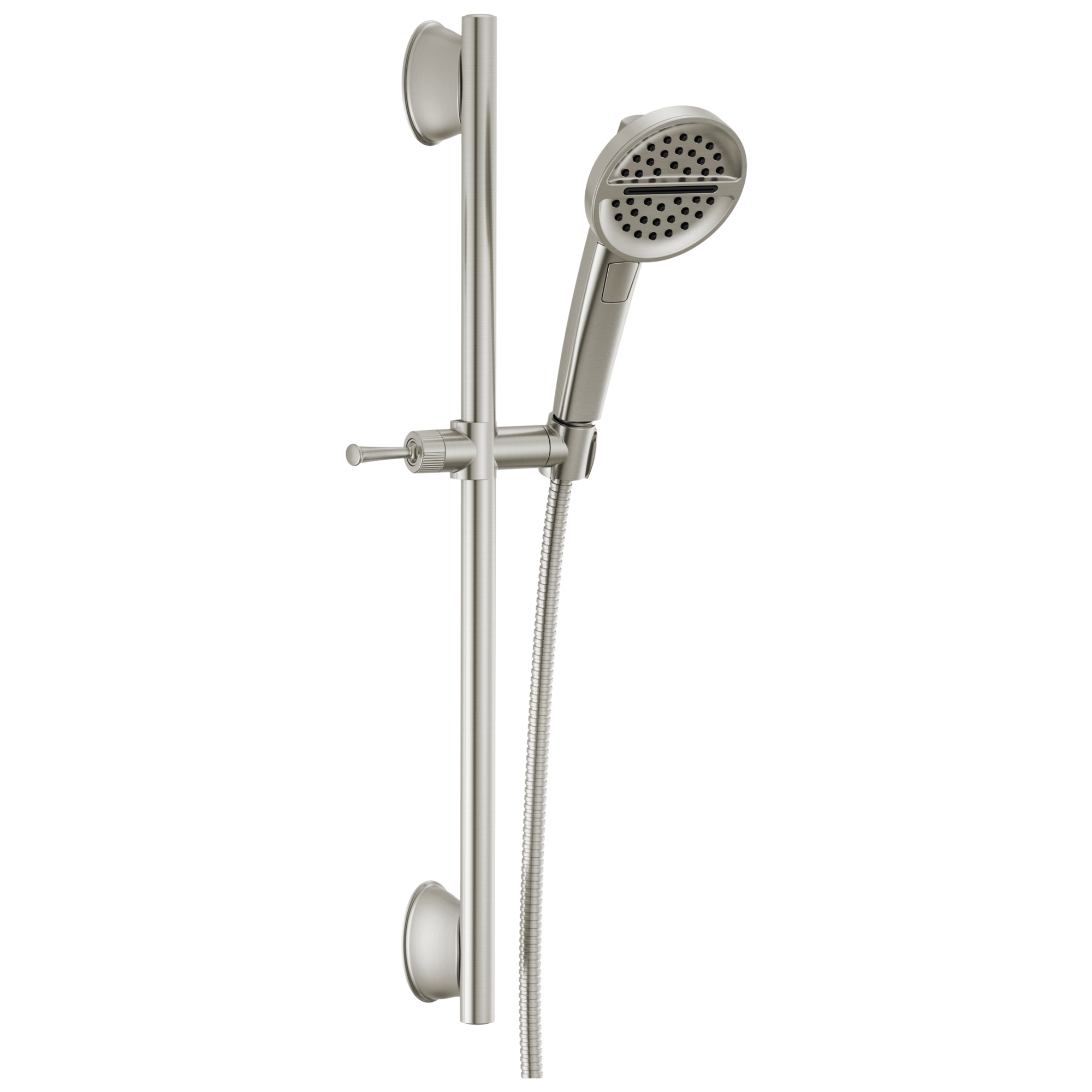 Delta Faucet Universal Showering Components 3-Setting Slide Bar Handshower - Lumicoat Stainless