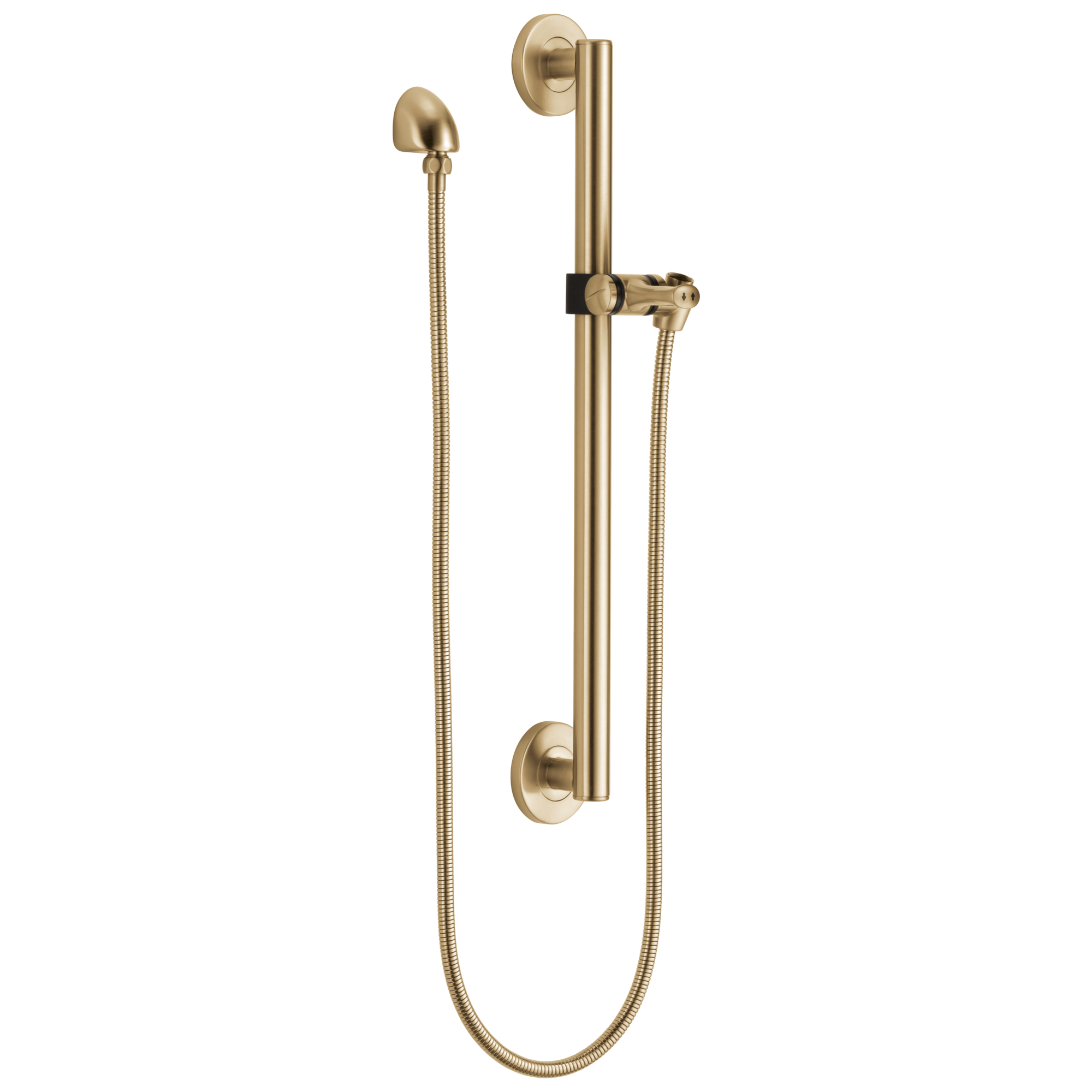 Delta Faucet Universal Showering Components Adjustable Slide Bar / Grab Bar Assembly with Elbow - Champagne Bronze