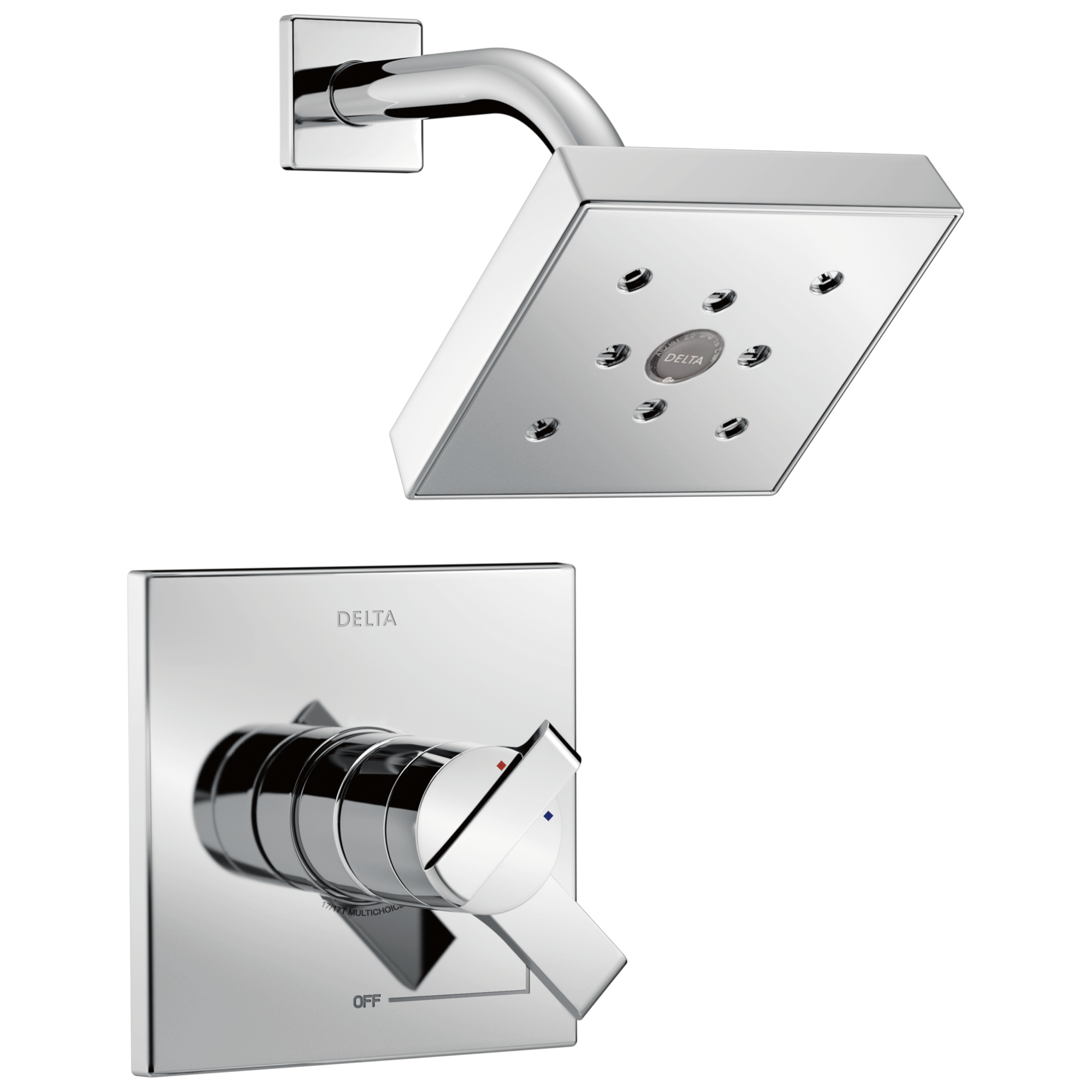 Delta Faucet Ara Monitor 17 Series H2Okinetic Shower Trim - Chrome