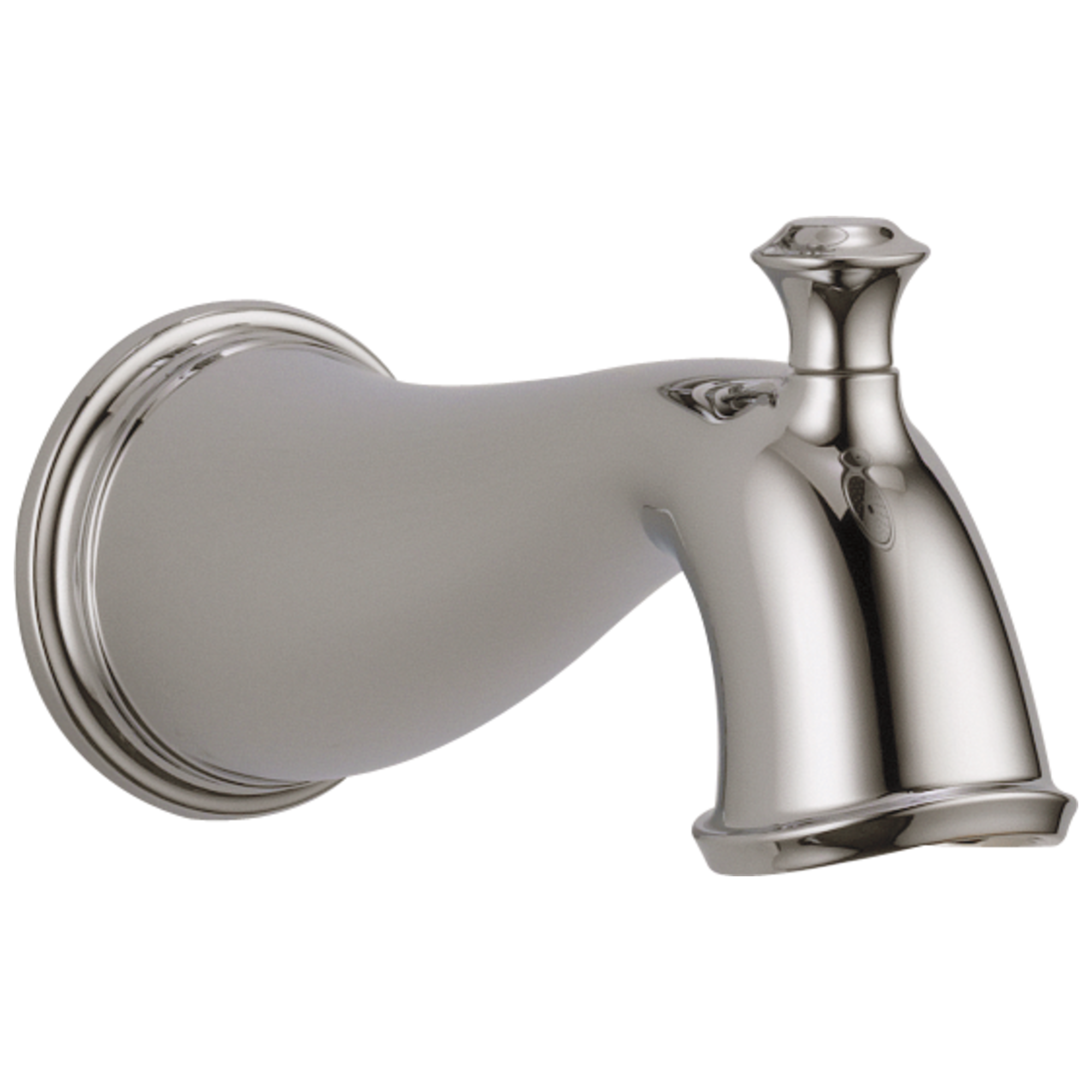 Delta Faucet CassidyE Tub Spout - Pull-Up Diverter - Polished Nickel