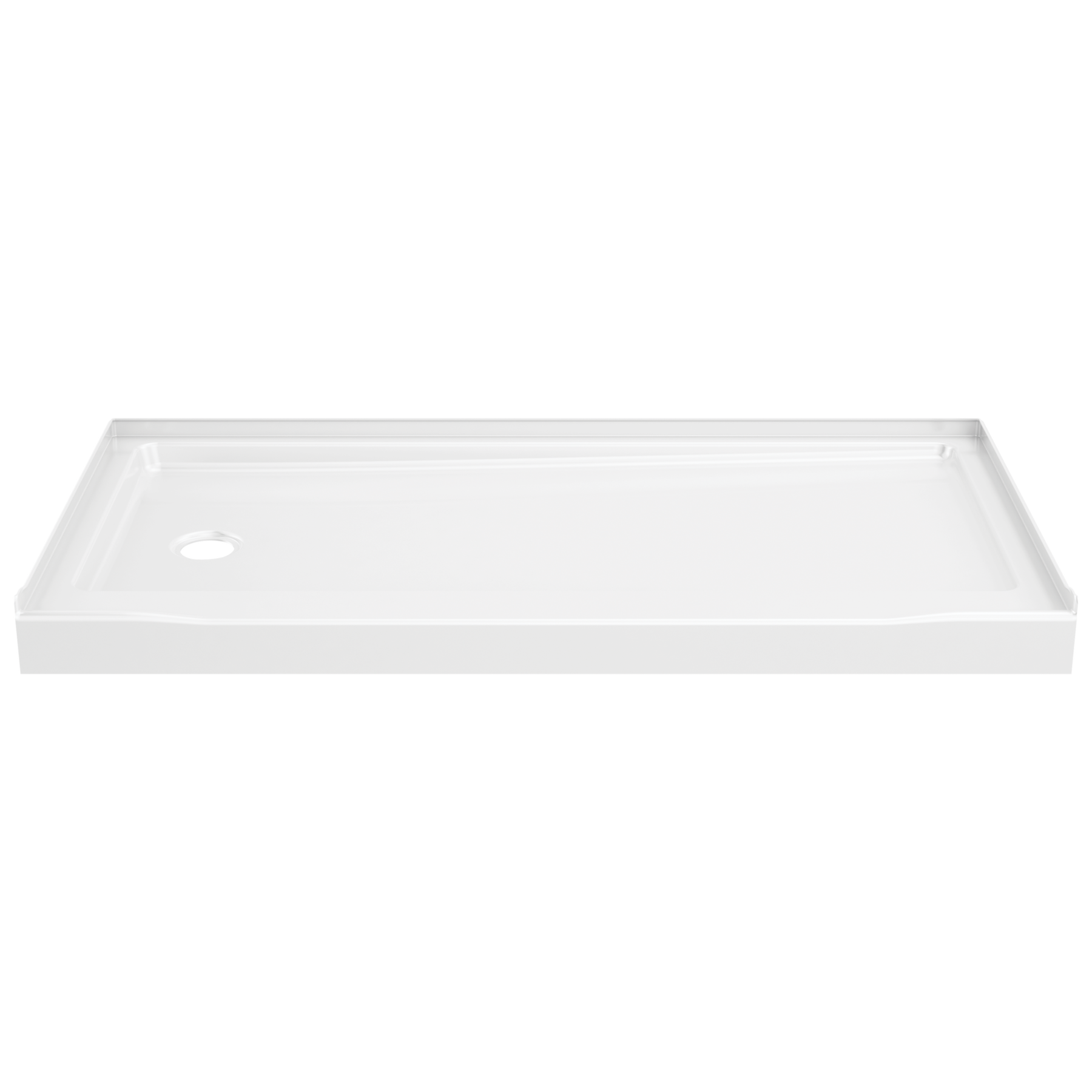 ProCrylic 60 in. x 30 in.Shower Base Left Drain
