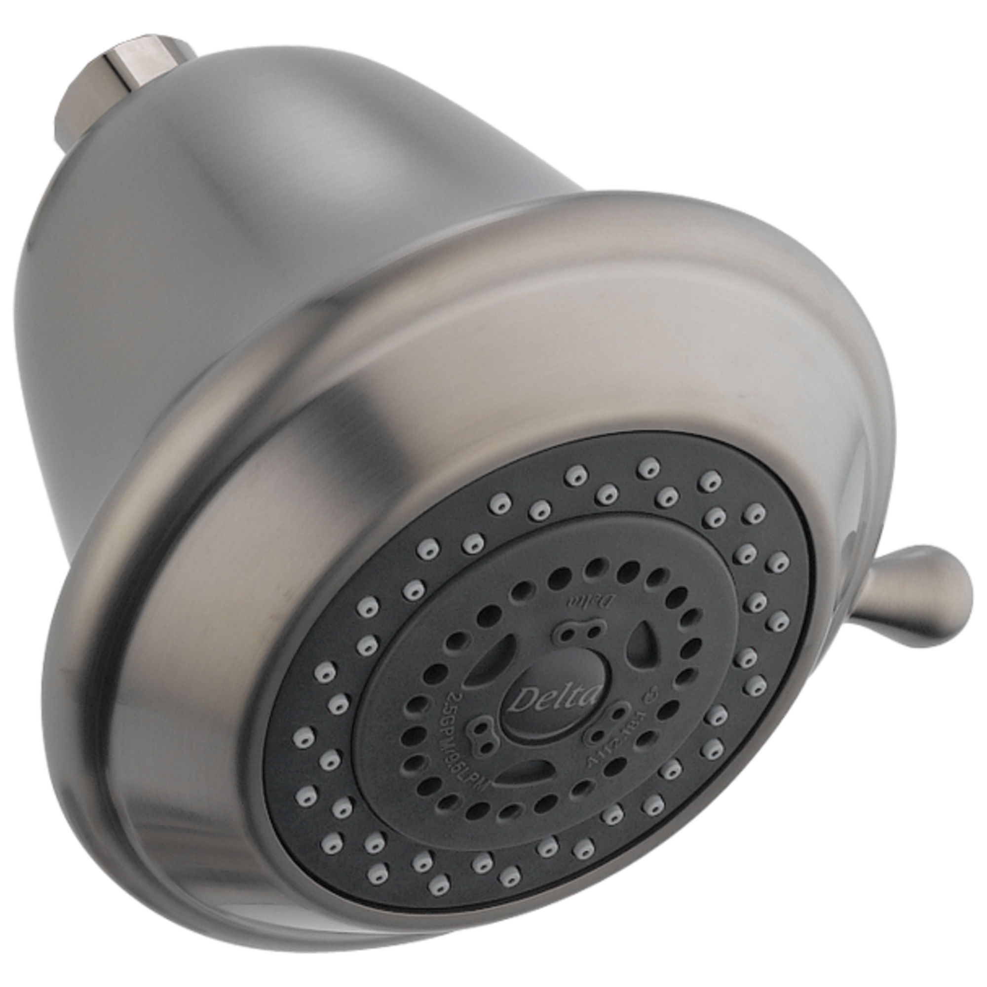 Delta Faucet Universal Showering Components Premium 3-Setting Shower Head - Stainless