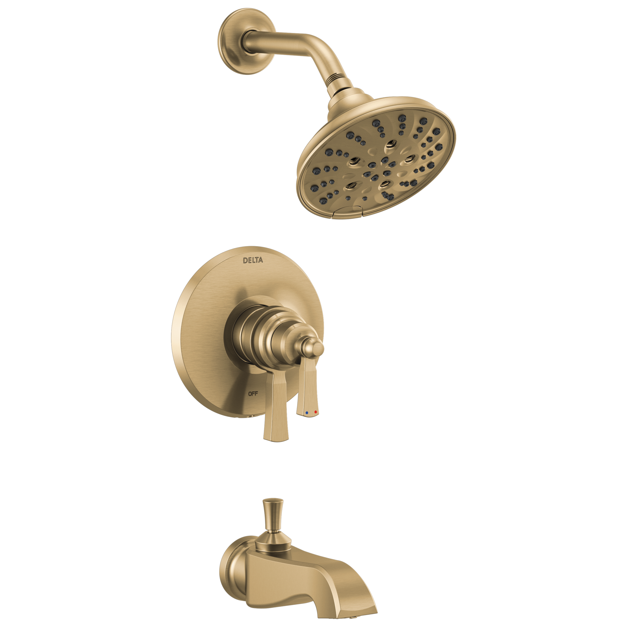 Delta Faucet DorvalE Monitor 17 Series Tub & Shower Trim - Champagne Bronze