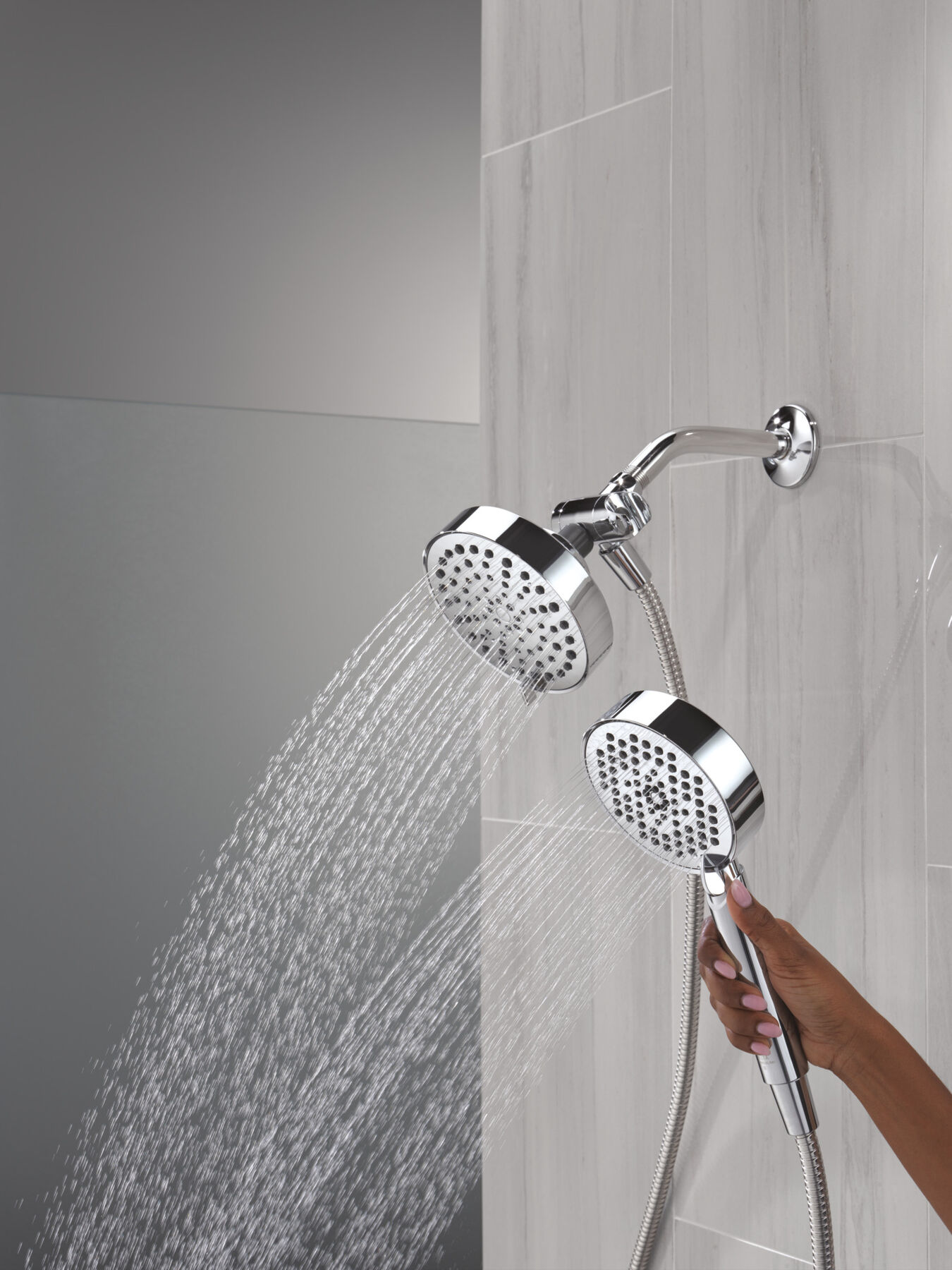 5-Setting Two-in-One Combination Shower with Additional Mount, image 4