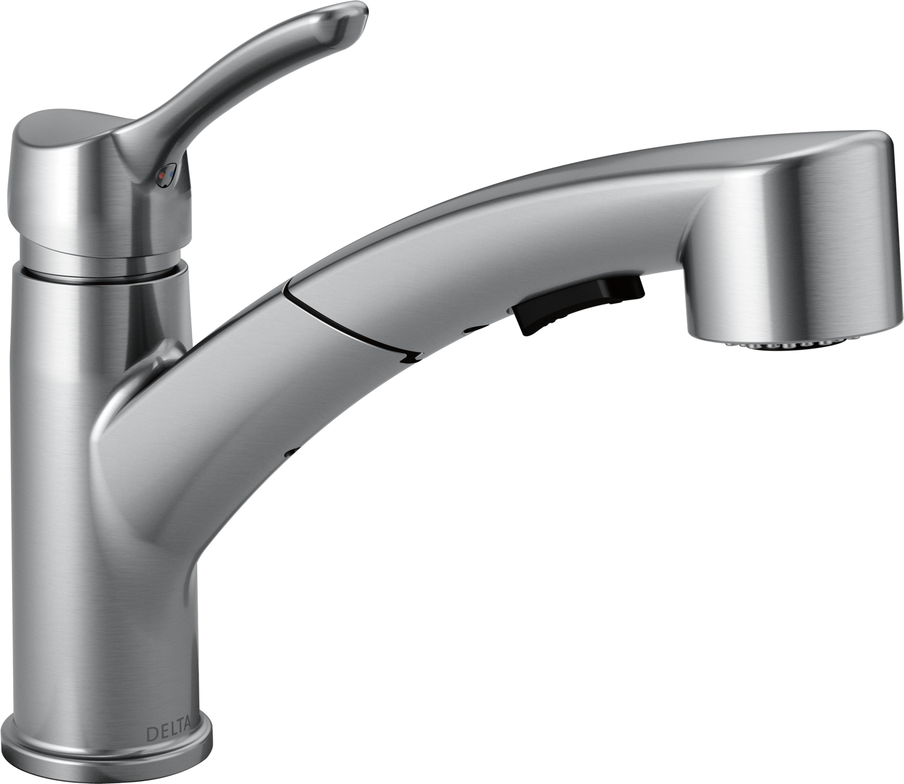 Single Handle Tract-Pack Pull-Out Kitchen Faucet in Arctic