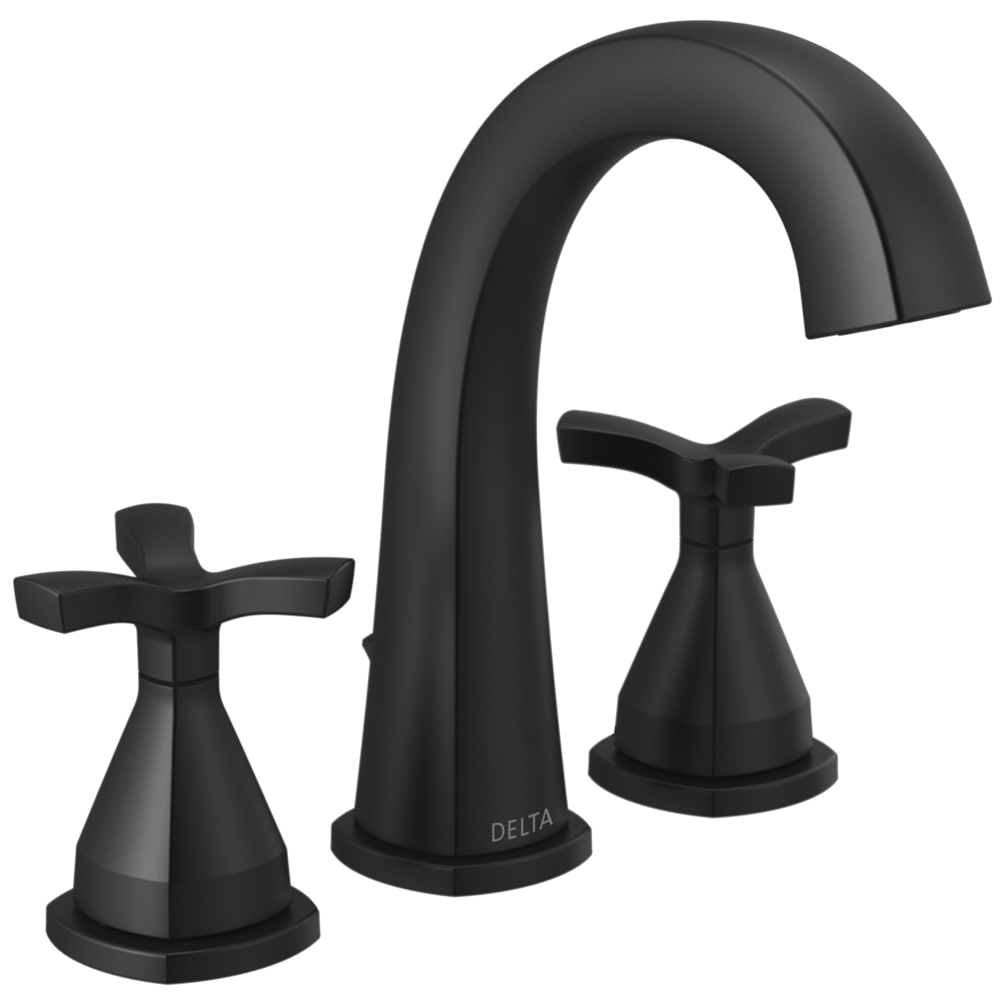 Delta Faucet Stryke Widespread Faucet - - Matte Black