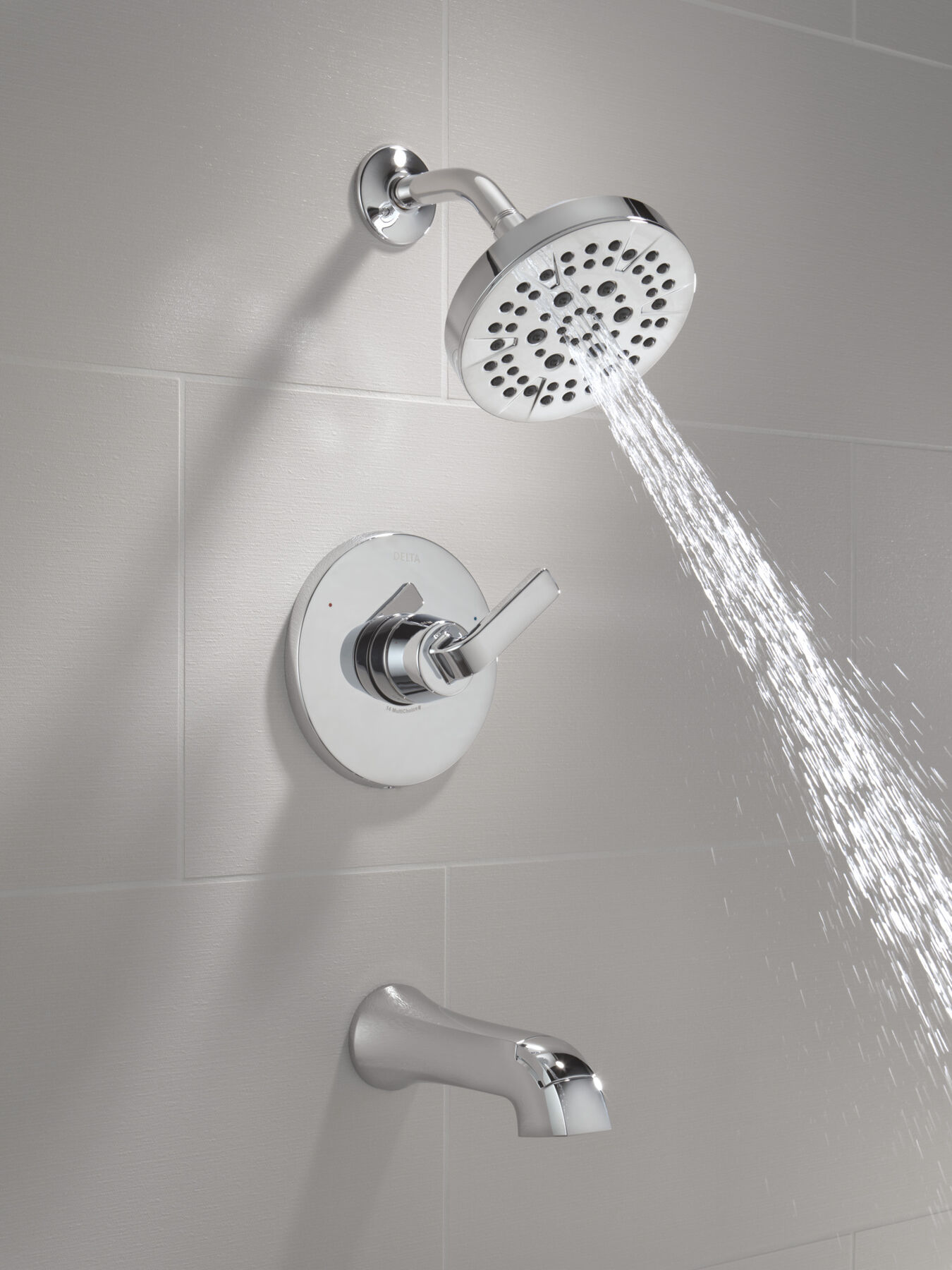 Widespread Lavatory Faucet with 14 Series Tub Shower Trim and Bathroom Accessories Bundle