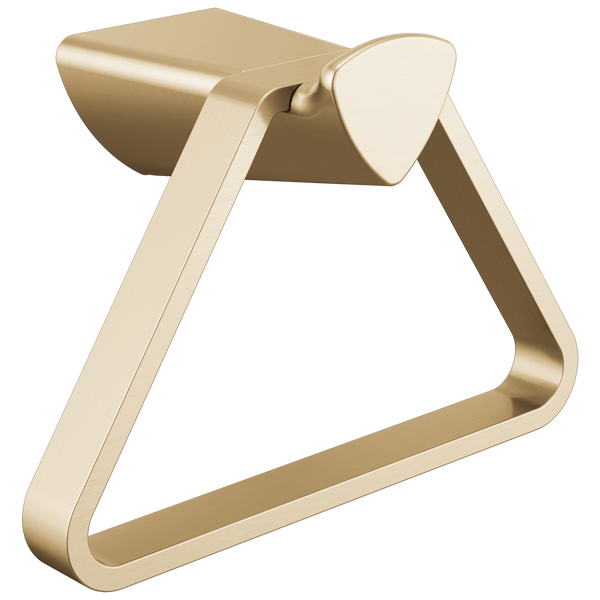 Triangular Towel Holder in Champagne Bronze 77446-CZ | Delta Faucet