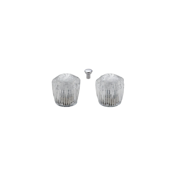Clear Knob Handle Set in Other Finishes H21 | Delta Faucet