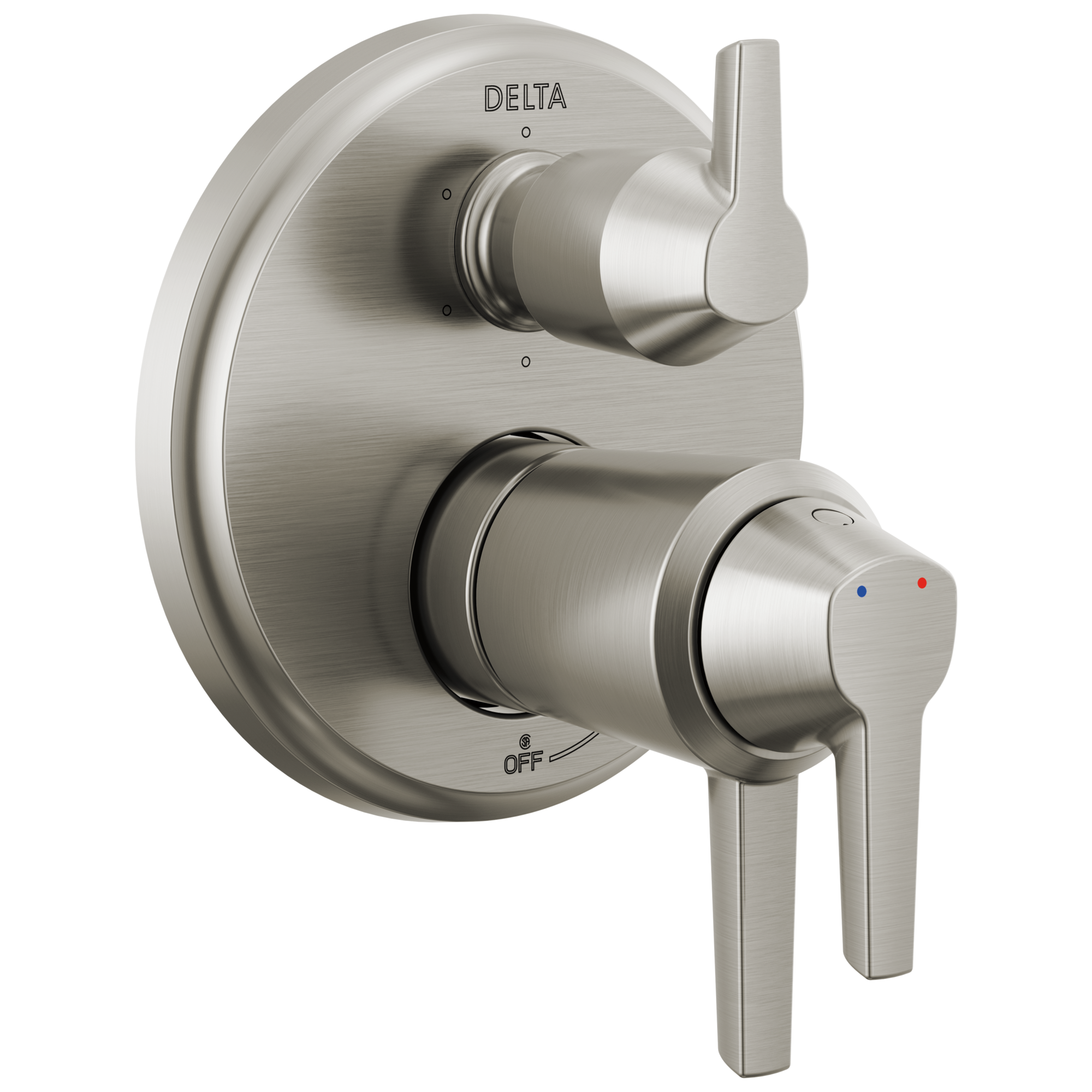 Delta Faucet Galeone 17T S Integrated Diverter Trim-6 Setting - Lumicoat Stainless