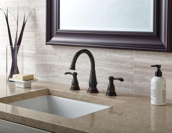 Two Handle Widespread Bathroom Faucet 35984LF-OB-ECO ...