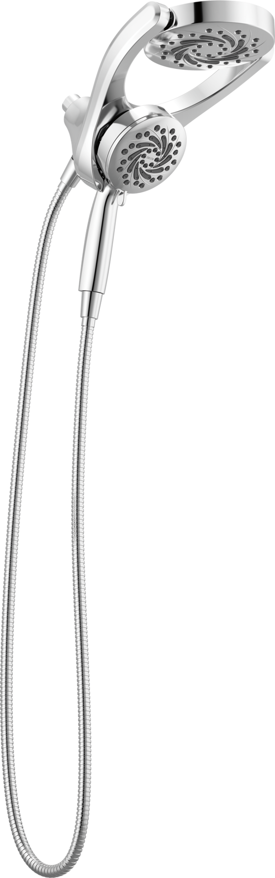 Dual Hand Held Shower Head With Hose Delta Faucet 5-Spray