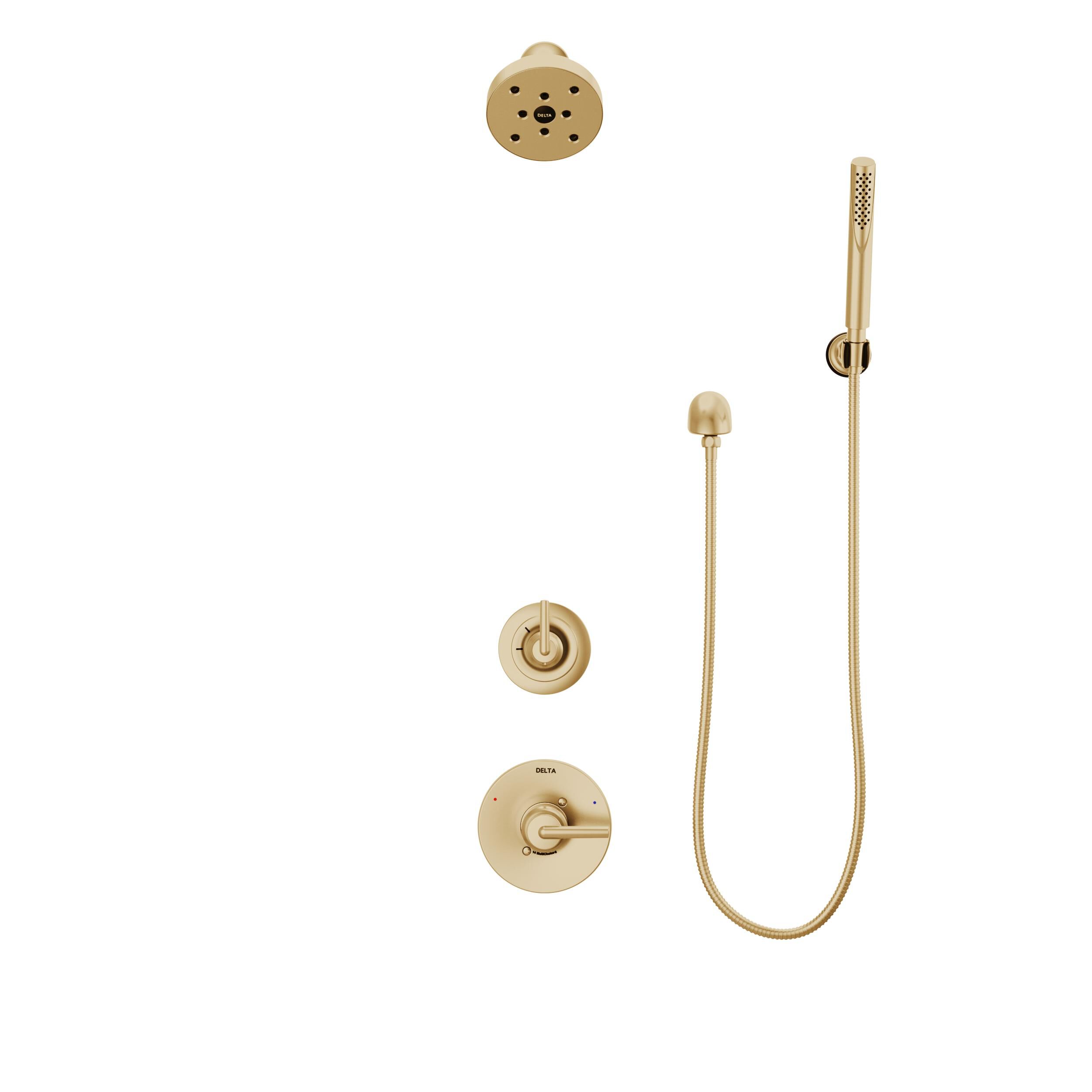 3-Setting Custom Shower Bundle in Champagne Bronze FVS6-TR211-CZ