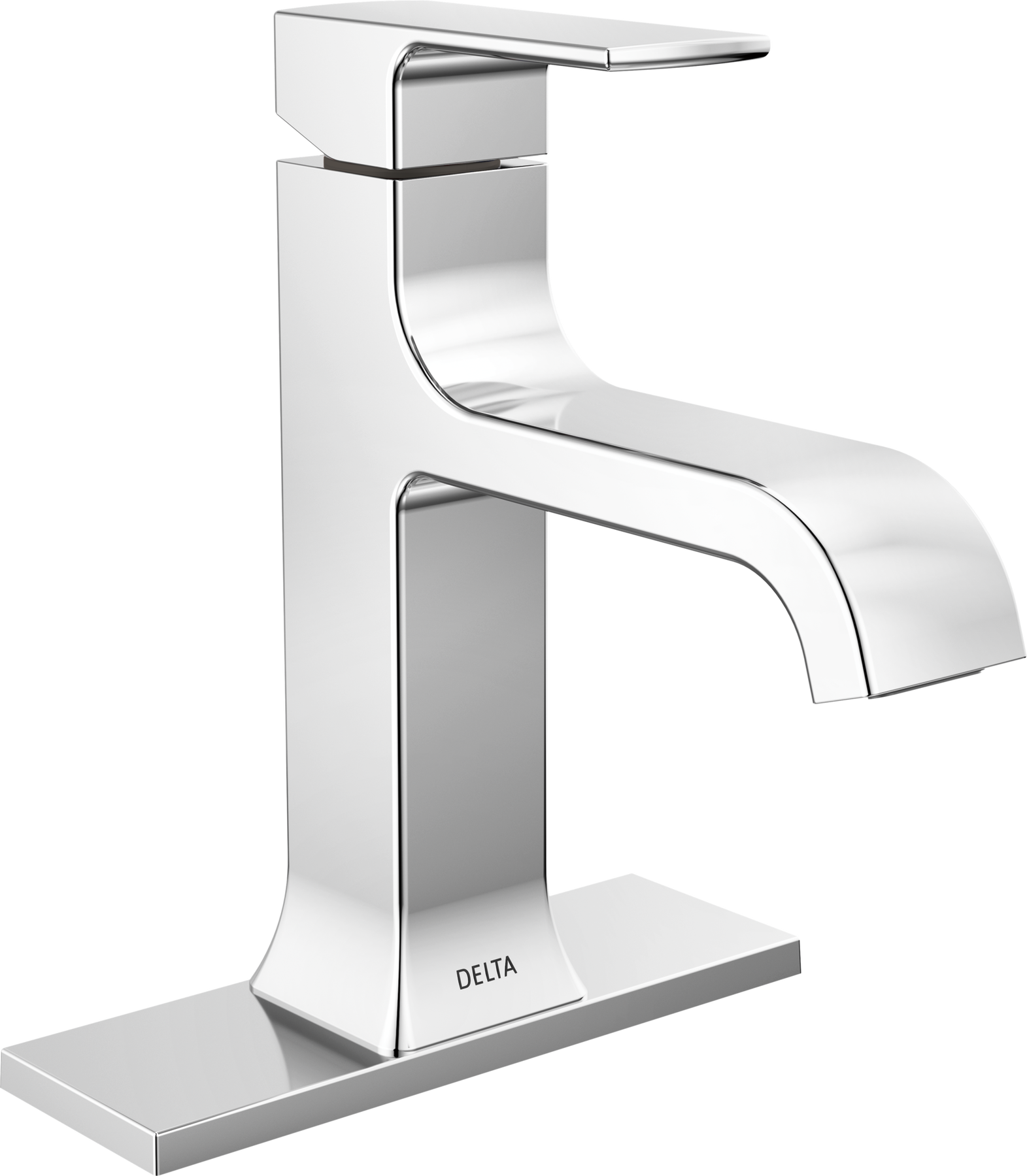 Single Handle Bathroom Faucet in Chrome — thumbnail 3