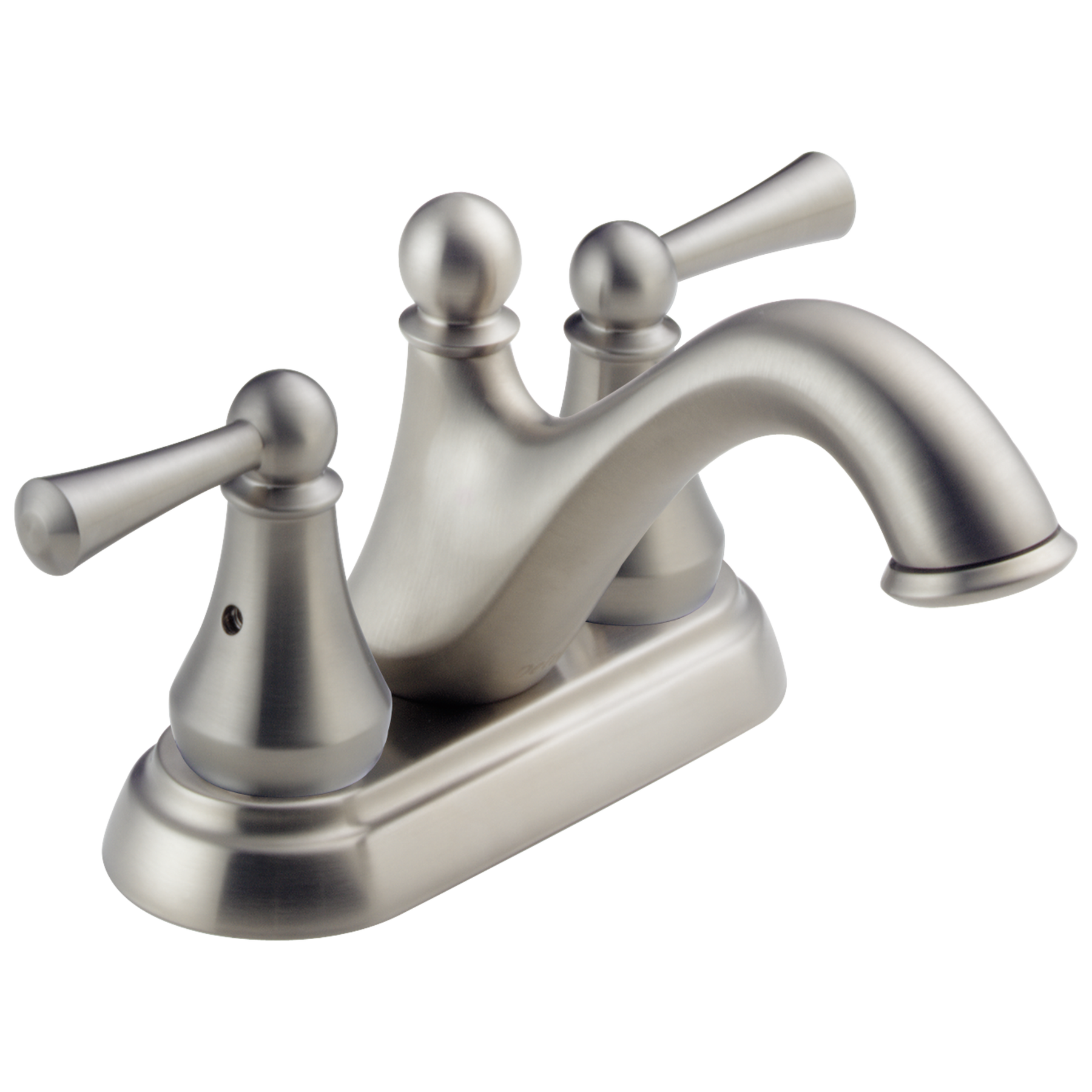 Two Handle Centerset Lavatory Faucet in Stainless 25902-SS | Delta
