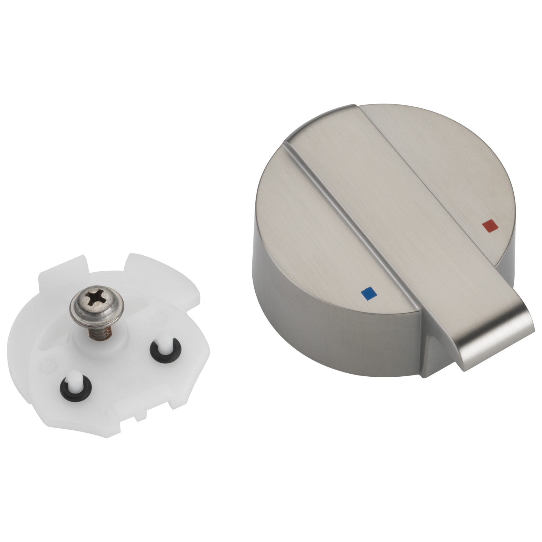 Temperature Knob & Cover - T17 Integrated Diverter in Stainless