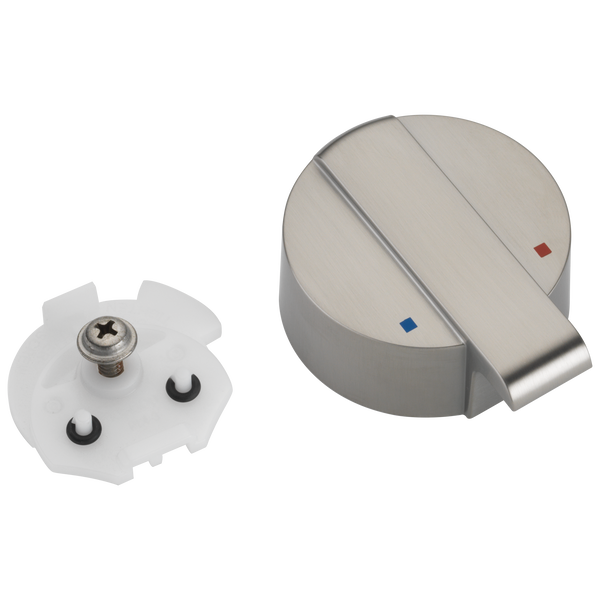 Temperature Knob & Cover - T17 Integrated Diverter in Stainless