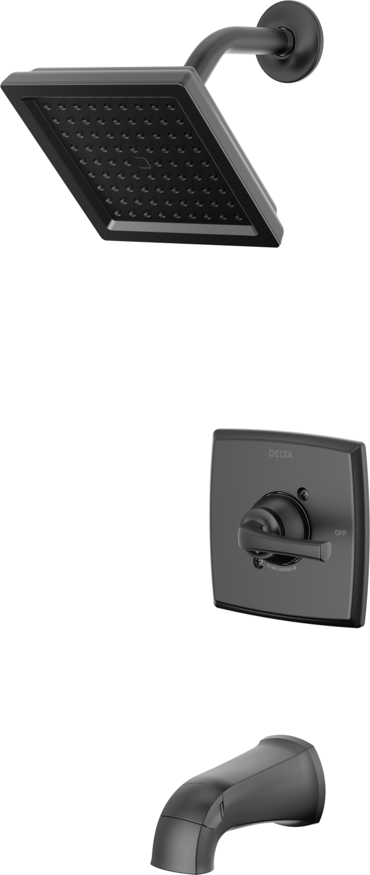 Monitor® 14 Series Tub and Shower in Matte Black 144864-BL | Delta