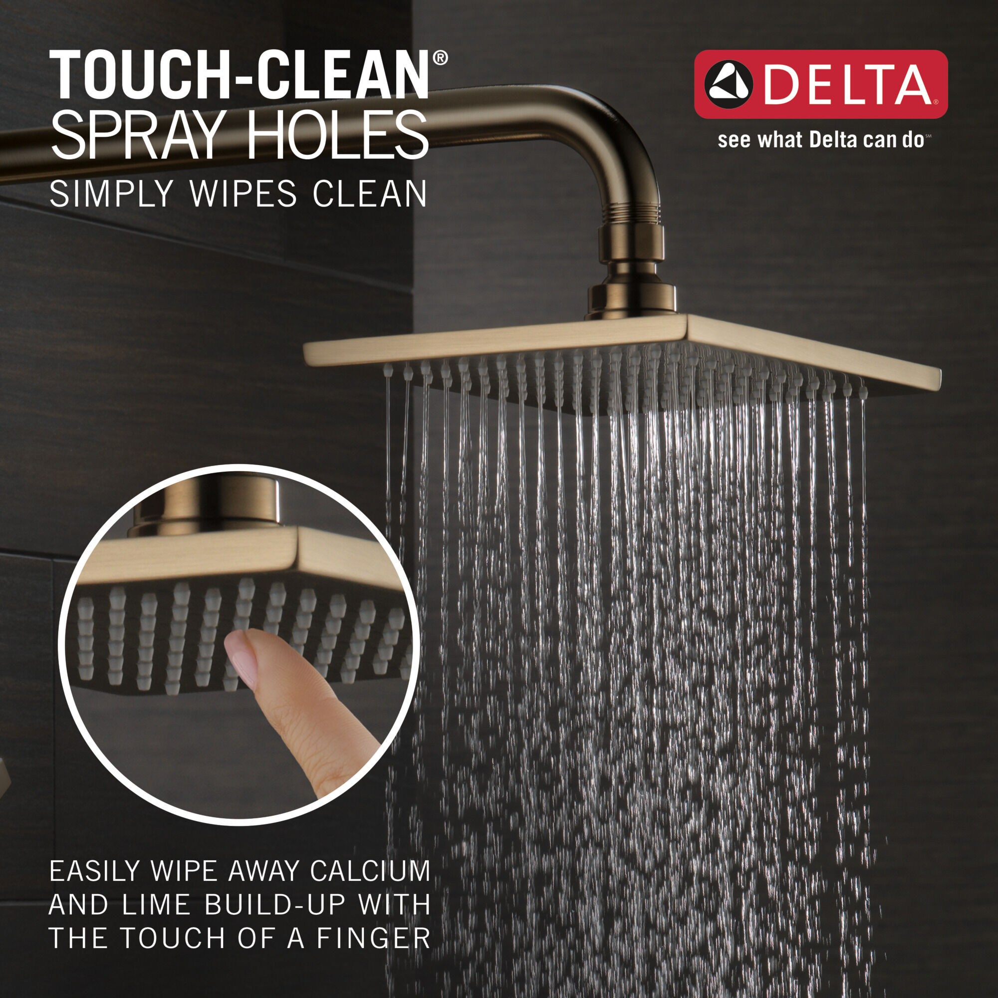 Champagne Bronze Delta Faucet T14253-CZ-WE Vero Monitor 14 Series Shower Trim