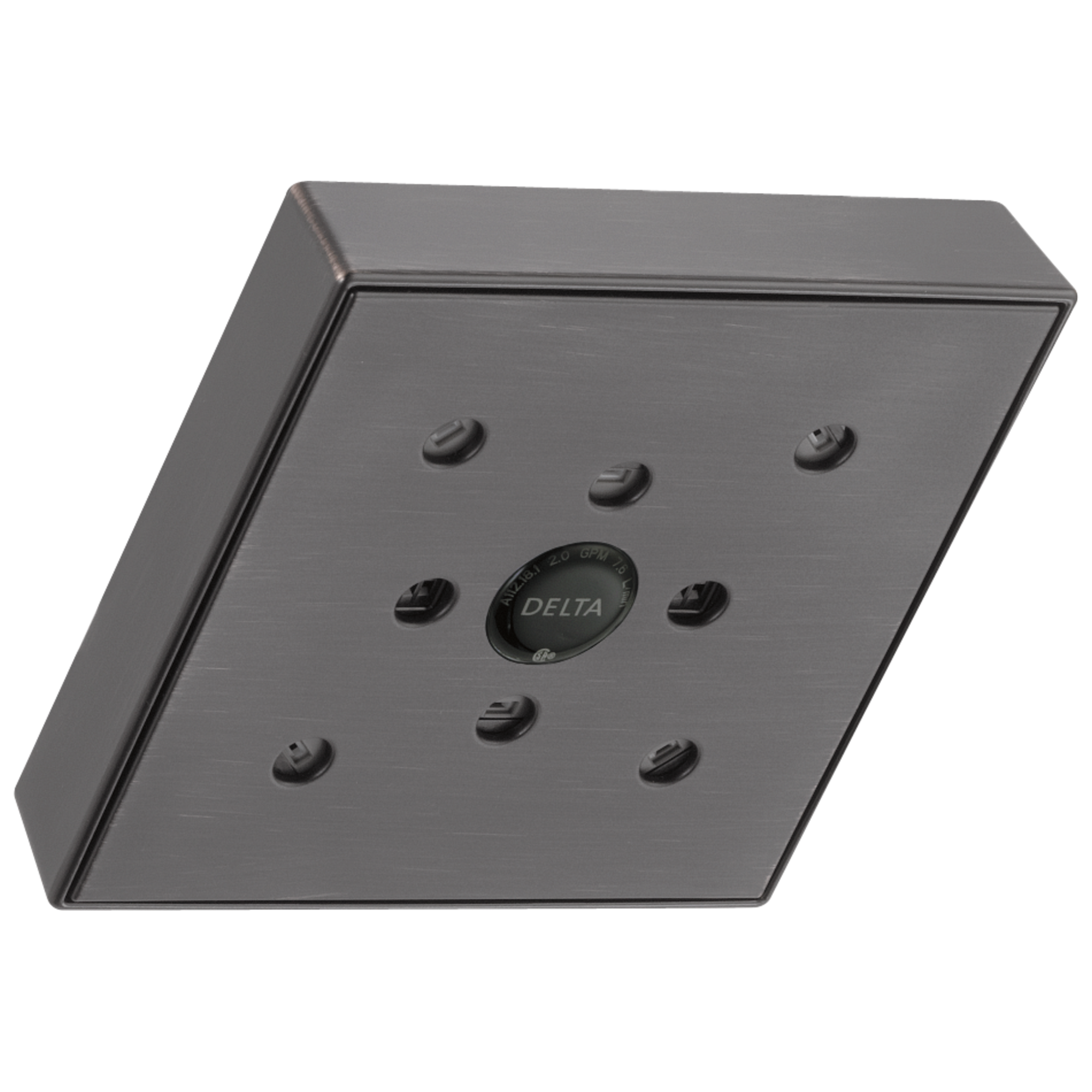 Delta Faucet Universal Showering Components H2OKineticSingle-Setting Raincan Shower Head - Venetian Bronze