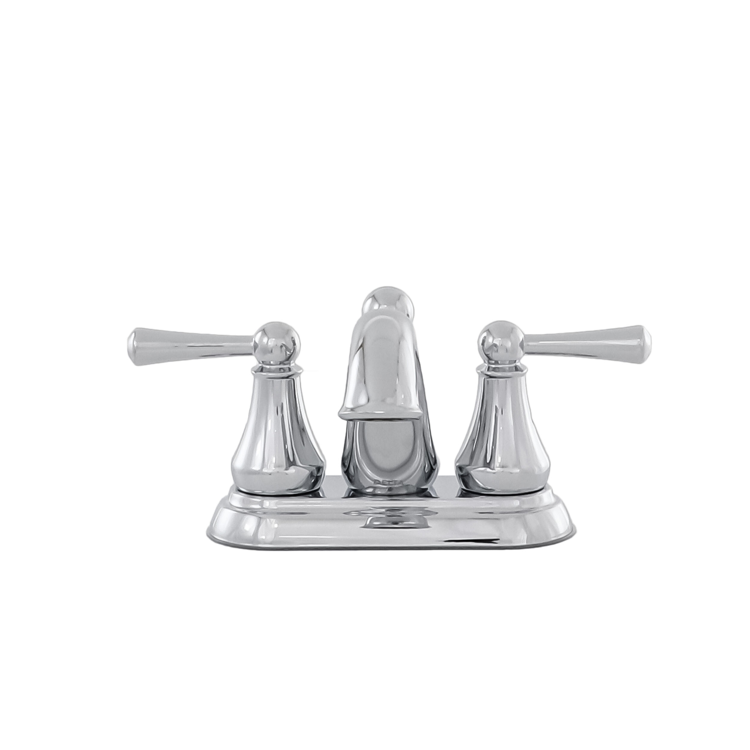 Two Handle Centerset Bathroom Faucet in Chrome 25999LF | Delta Faucet