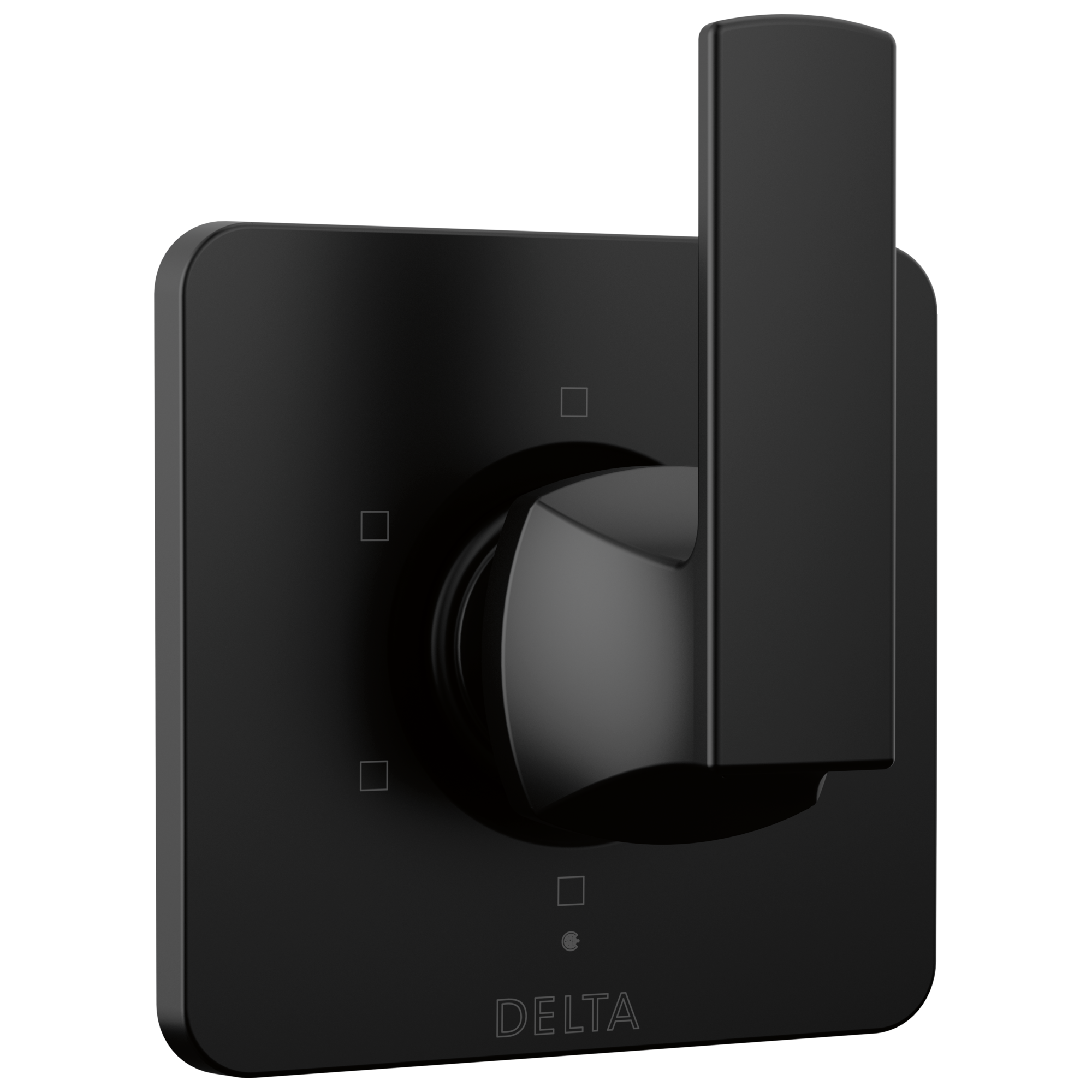 Delta Faucet VelumE 6-Setting 3-Port Diverter Trim - Matte Black
