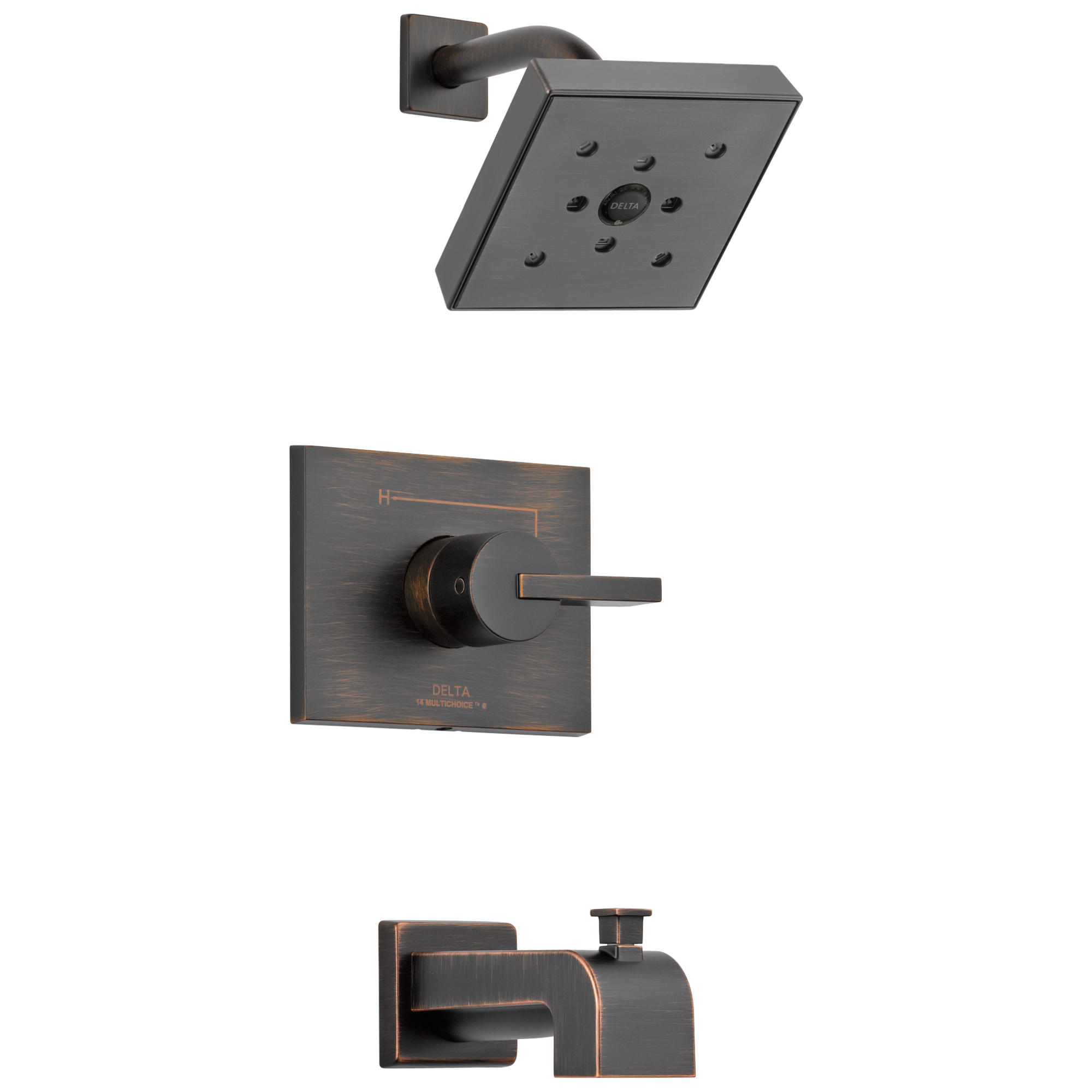 Delta Faucet Vero Monitor 14 Series H2OKineticTub & Shower Trim - Venetian Bronze