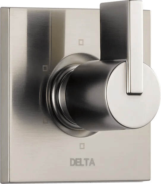 Delta Faucet Vero 6-Setting 3-Port Diverter Trim - Stainless